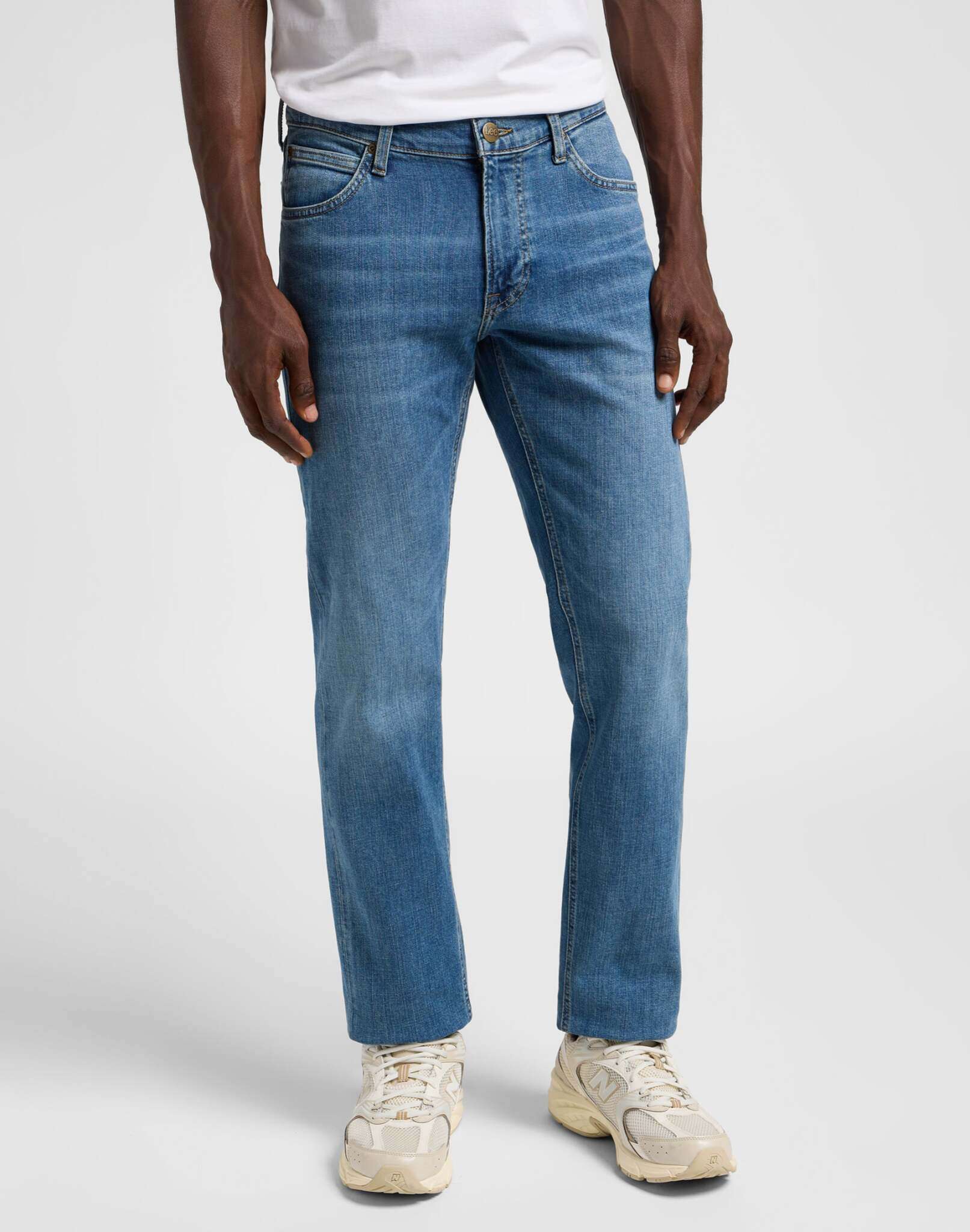 Daren Zip Fly in Jeans Highland Lee