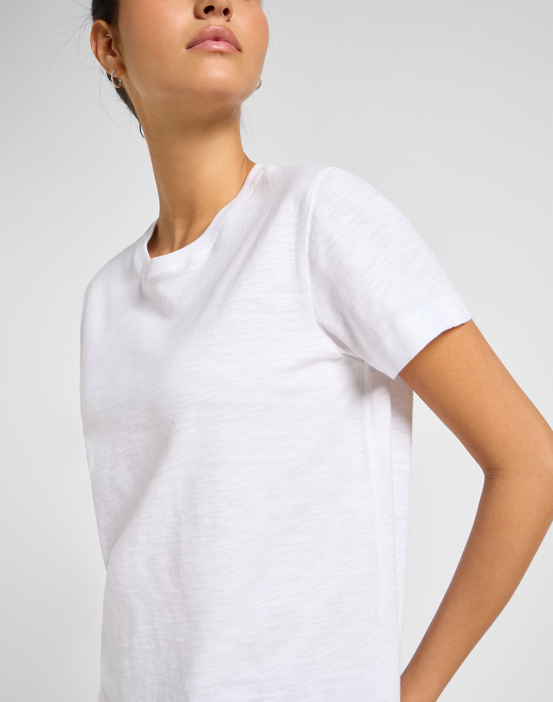 T-shirt Perfect Tee in bianco brillante Lee
