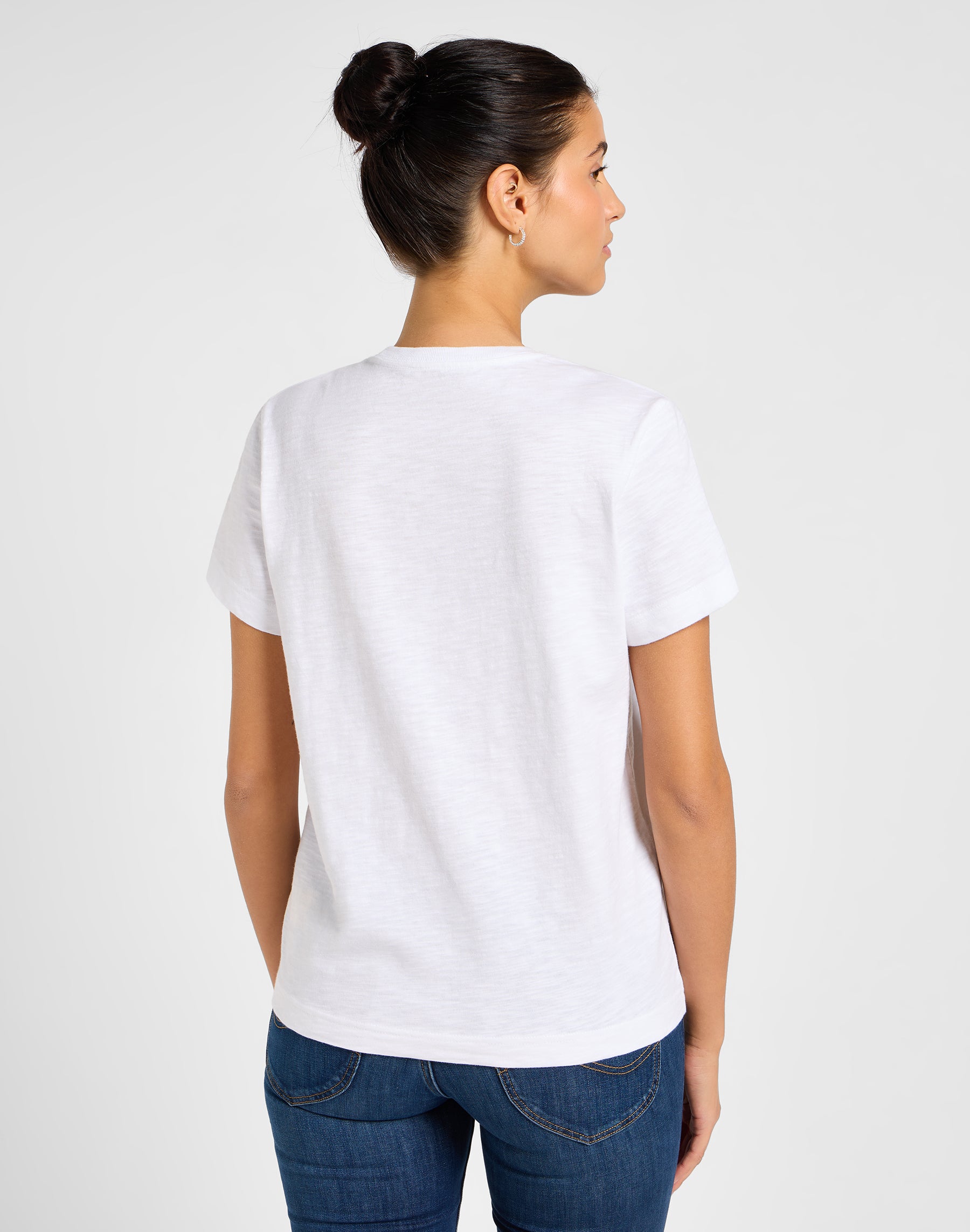 T-shirt Perfect Tee in bianco brillante Lee