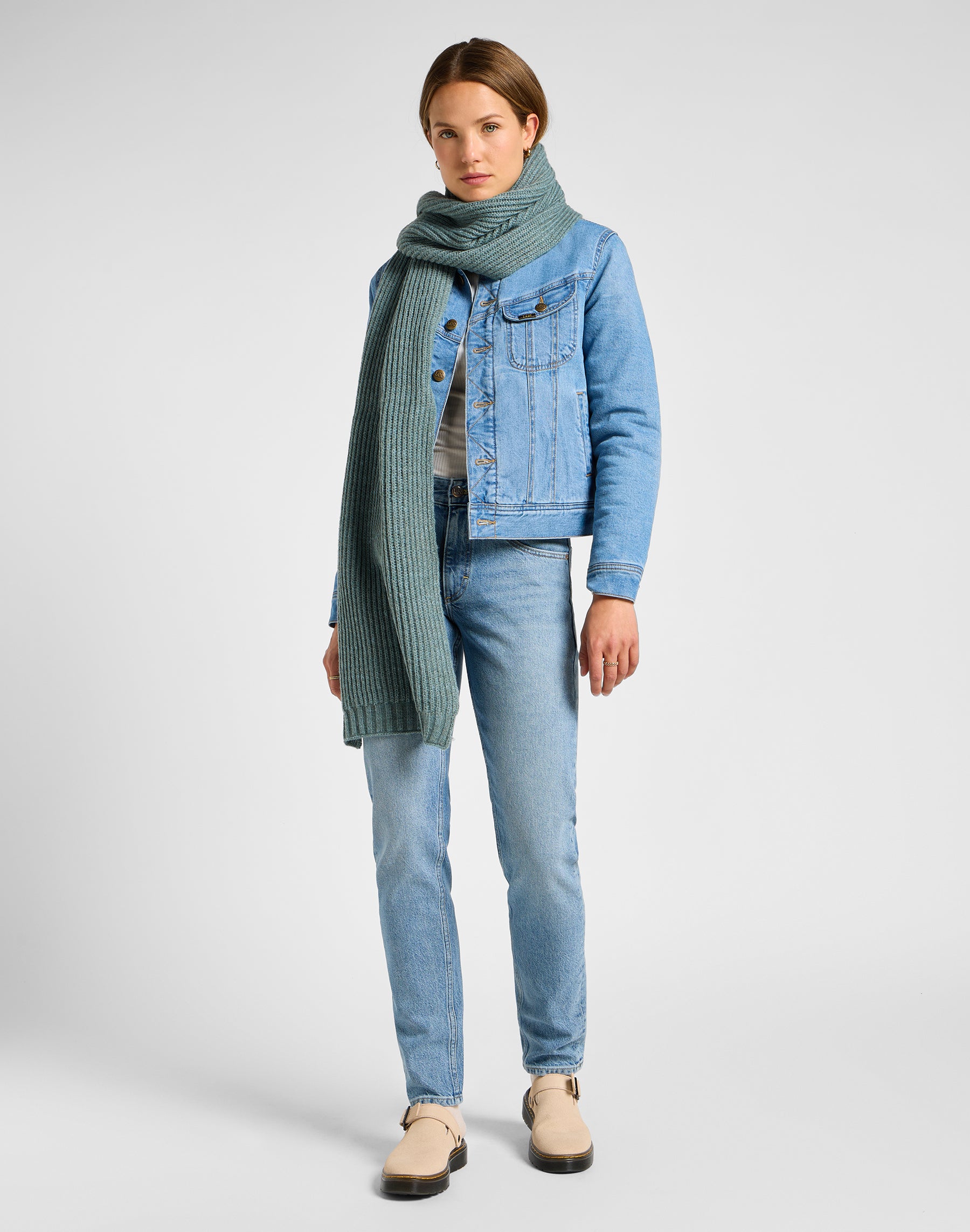 Jeans Rider in Jeans Laundry Line Lee