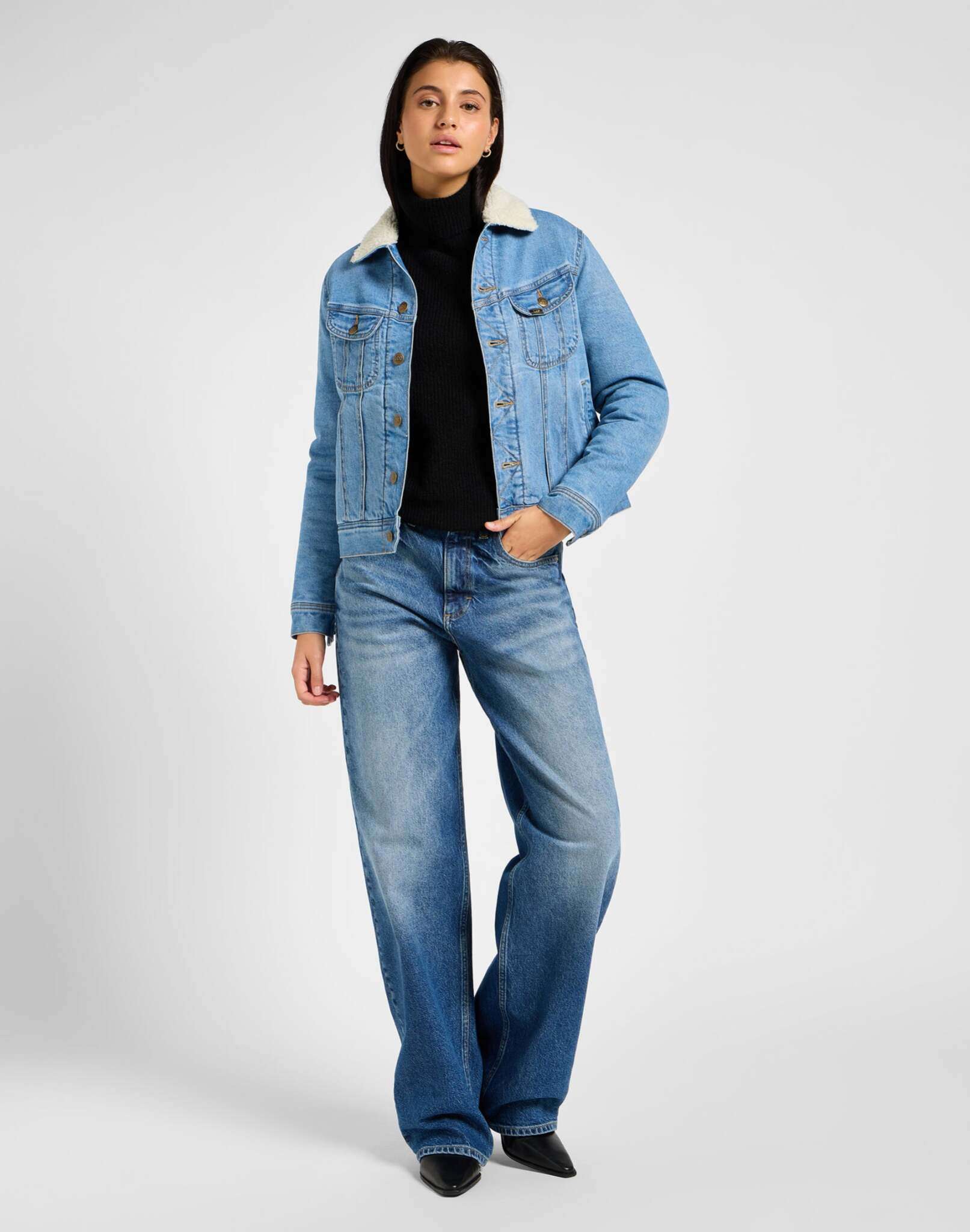 Rider Loose in Blue Flame Jeans Lee