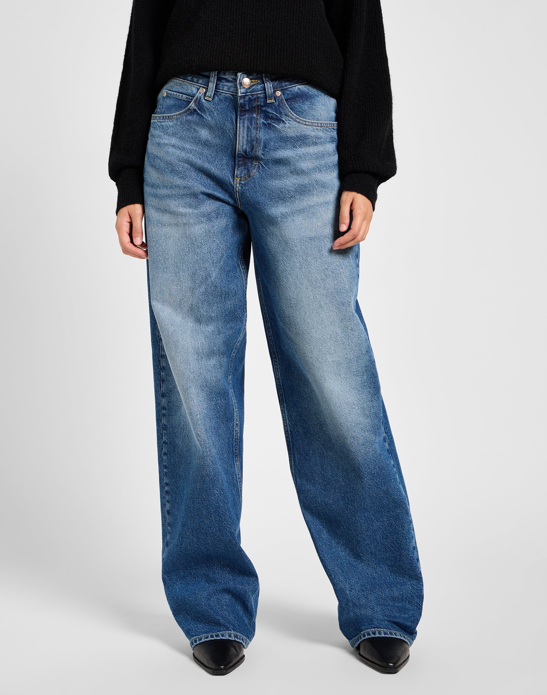 Rider Loose in Blue Flame Jeans Lee