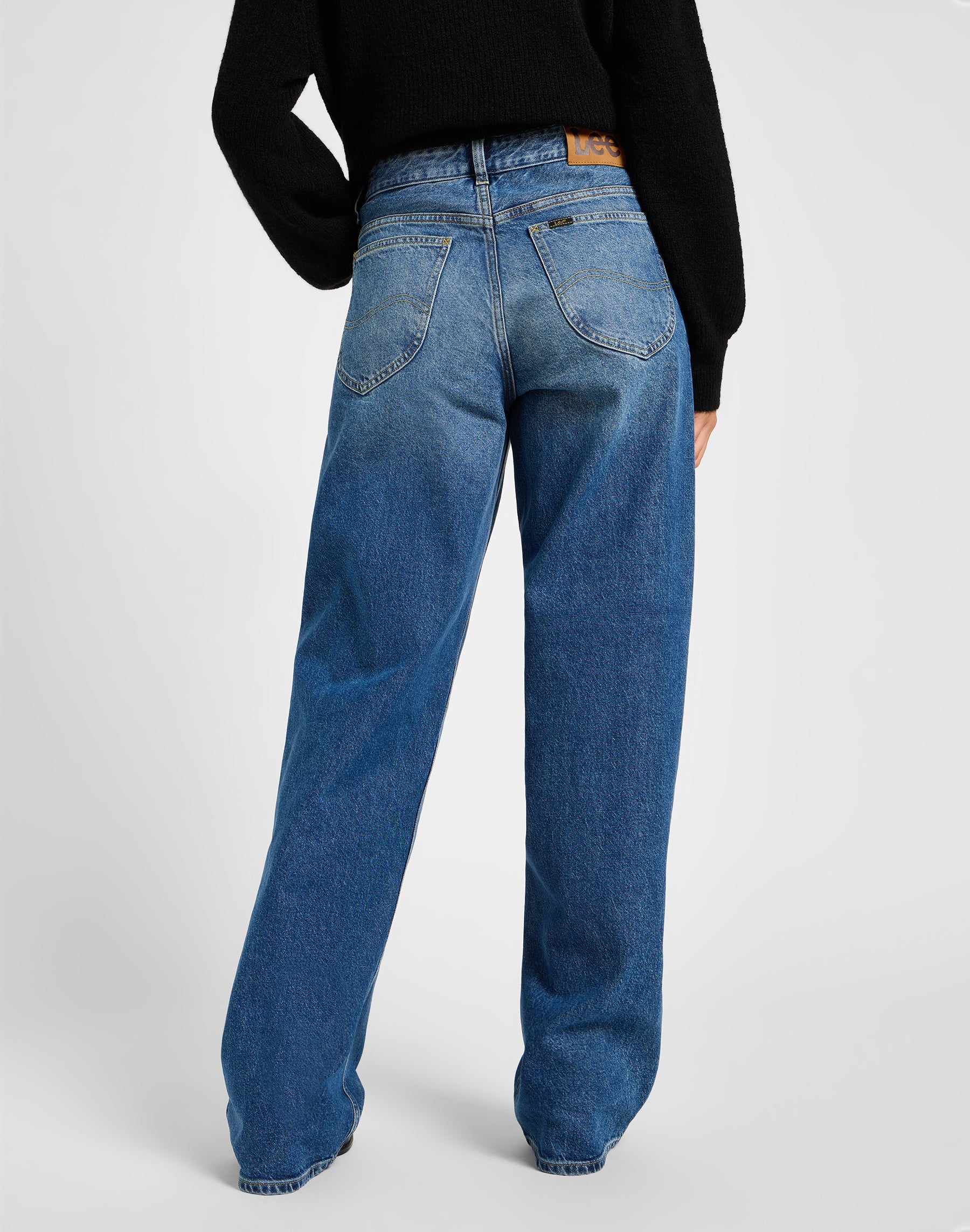 Rider Loose in Blue Flame Jeans Lee