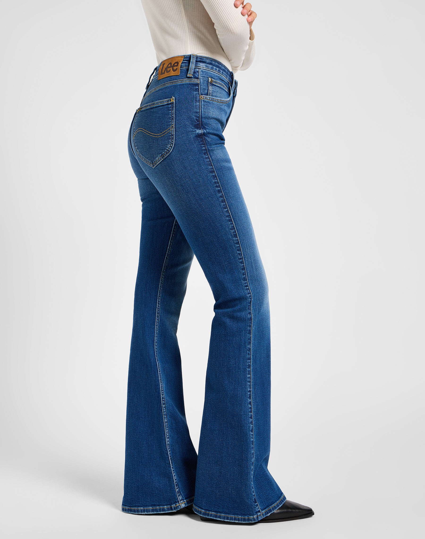 Breese in jeans Mid Stop Lee