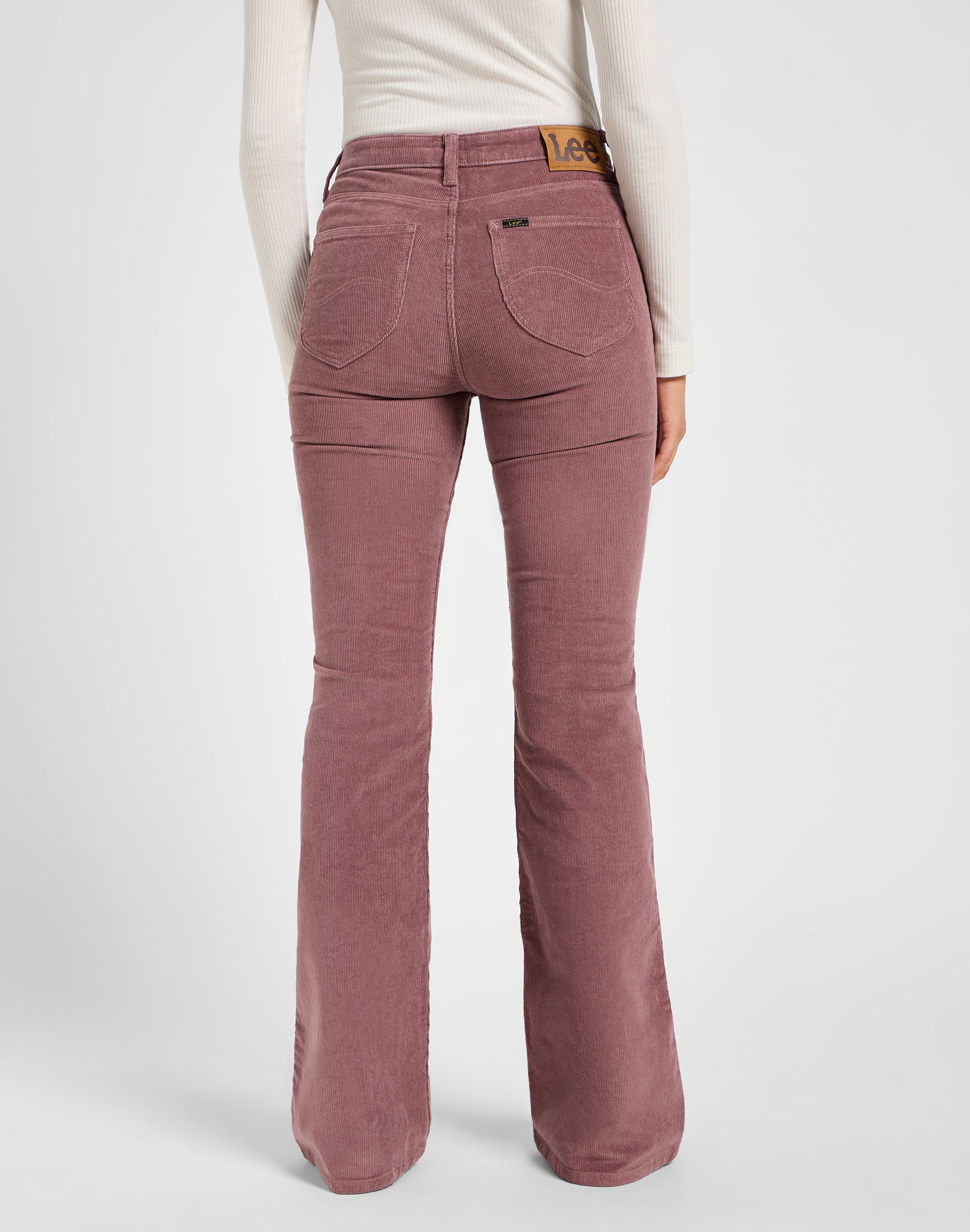 Breese in pantaloni color malva da sogno Lee