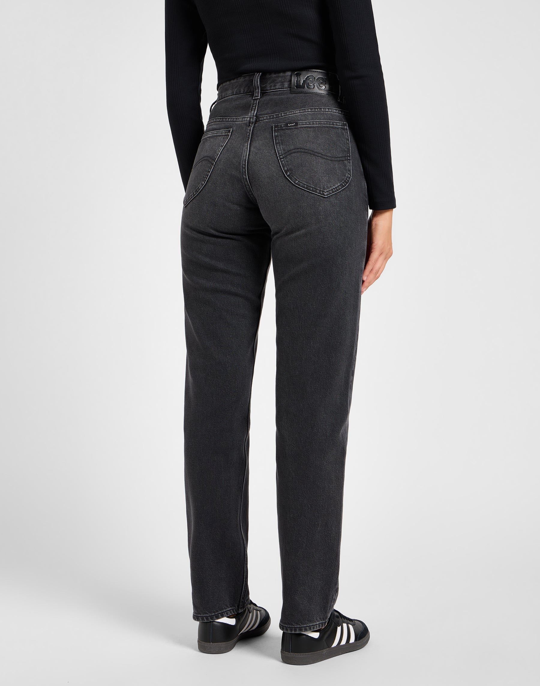 Rider Classic in jeans neri anneriti Lee