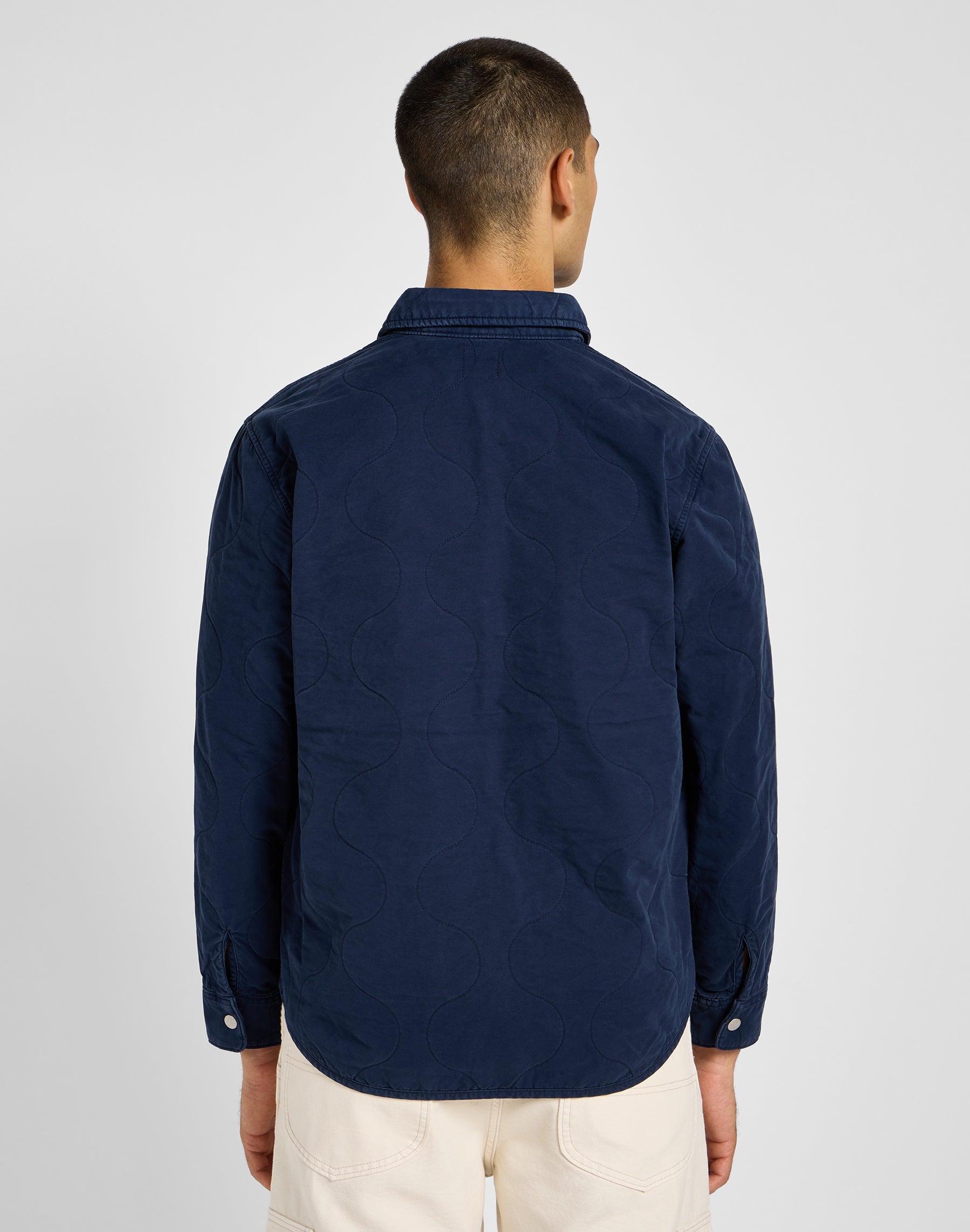 Giacca con camicia trapuntata in Mood Indigo Lee