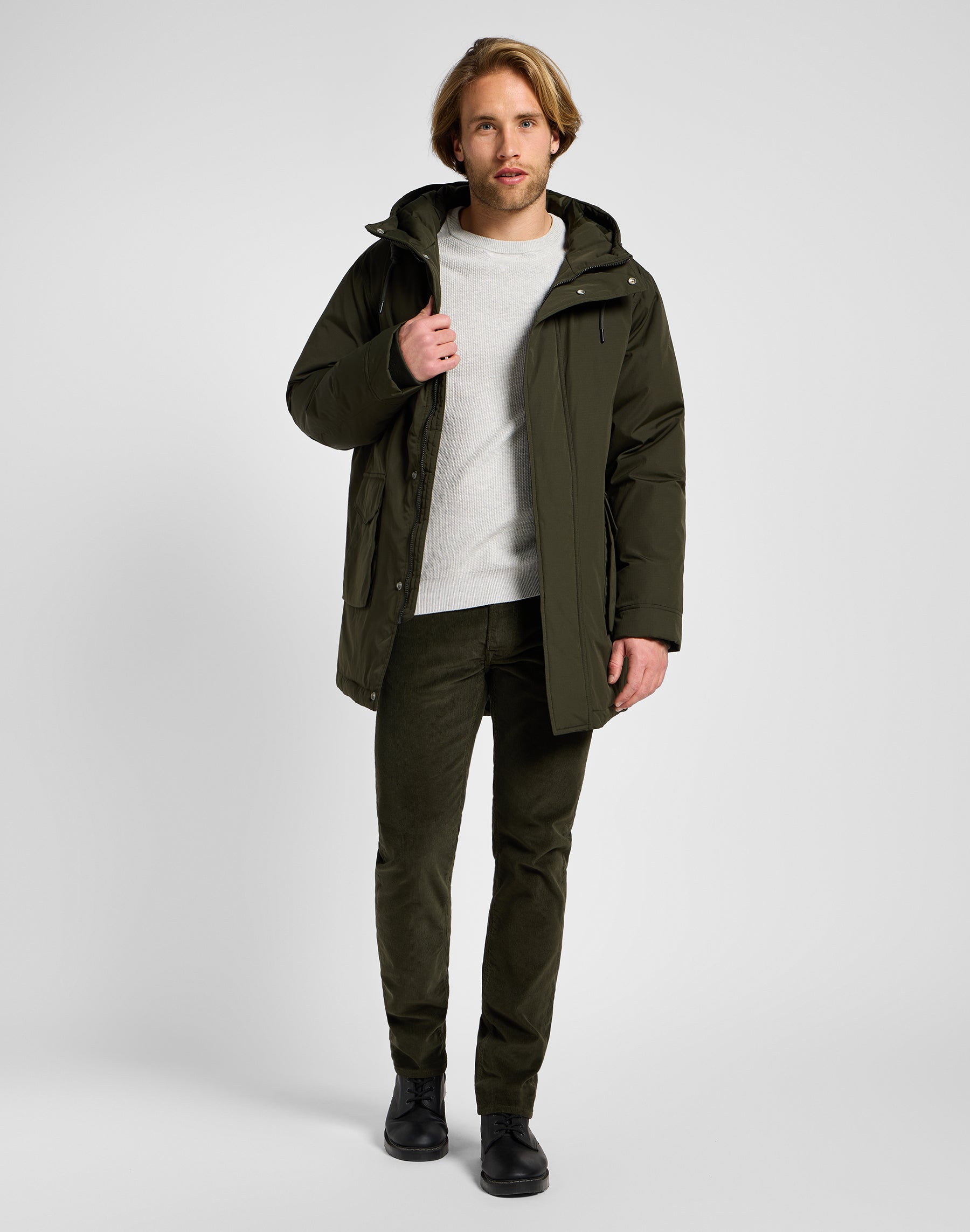 Parka tattico in oliva Giacche da notte Lee