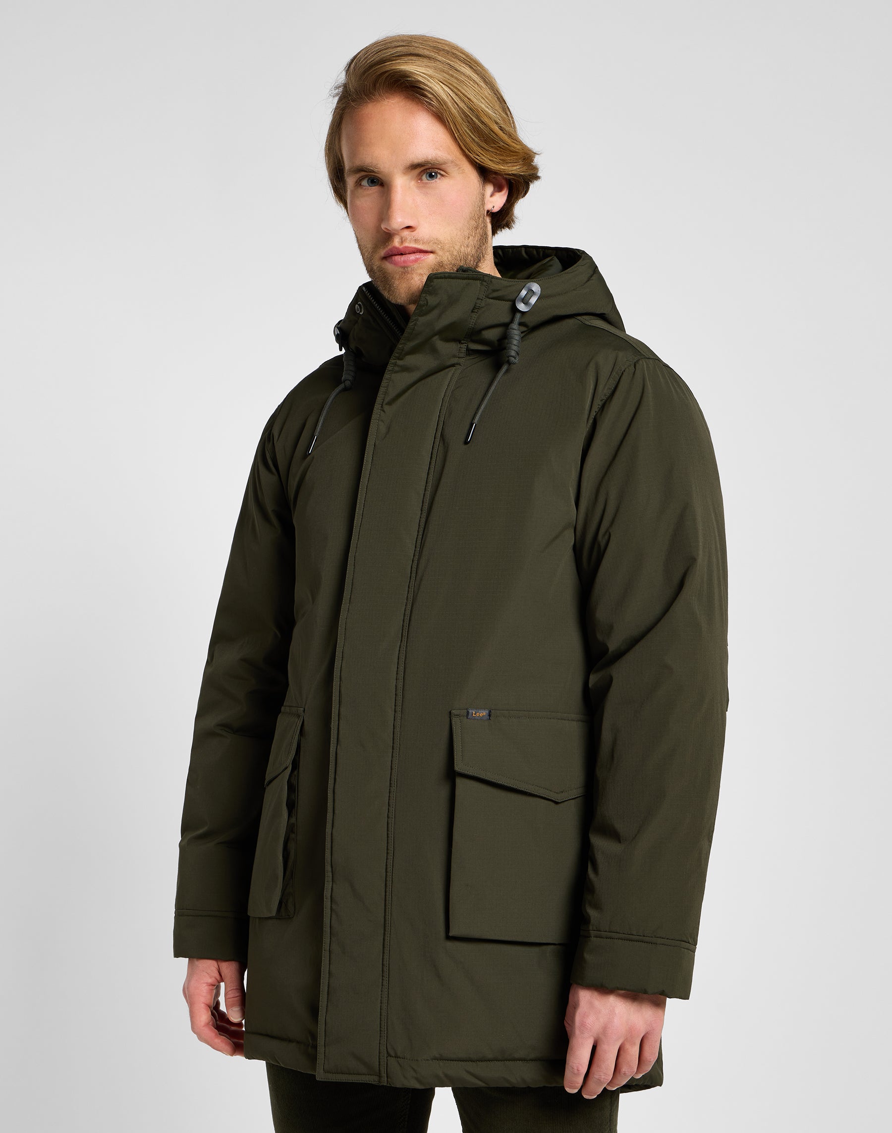 Parka tattico in oliva Giacche da notte Lee