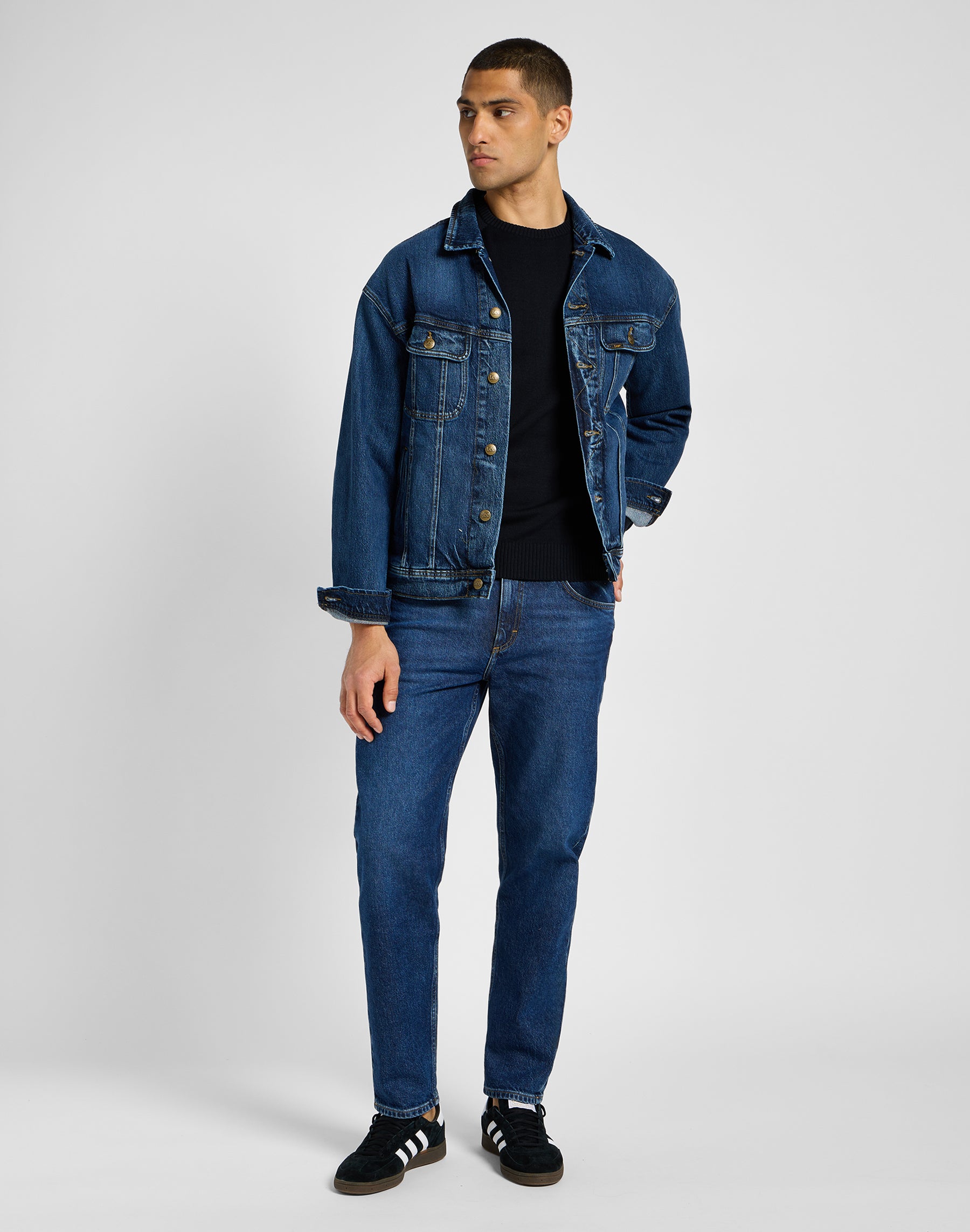 Maglione raglan Clean in felpe nere Lee