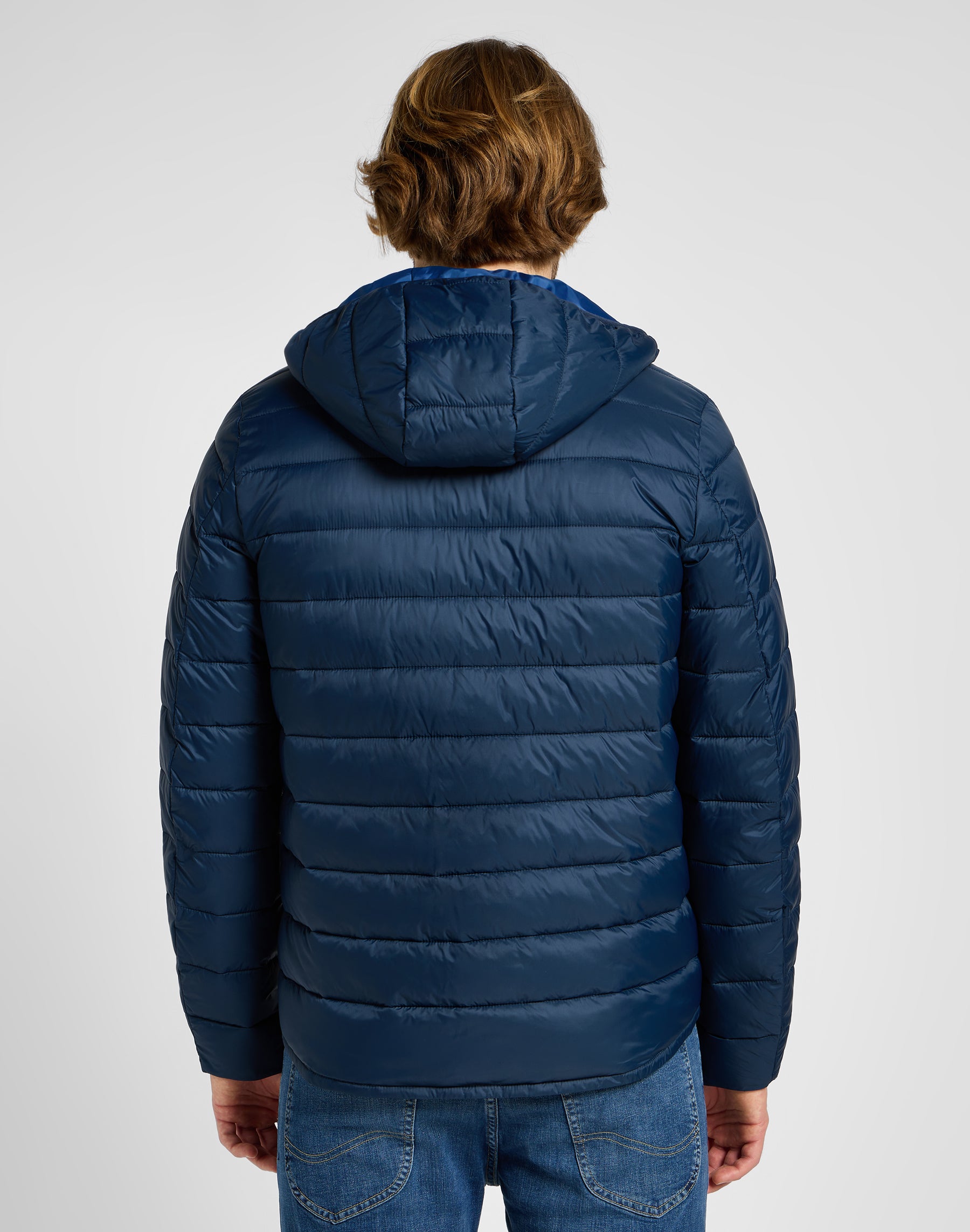 Giacca leggera in rivetto Navy Lee