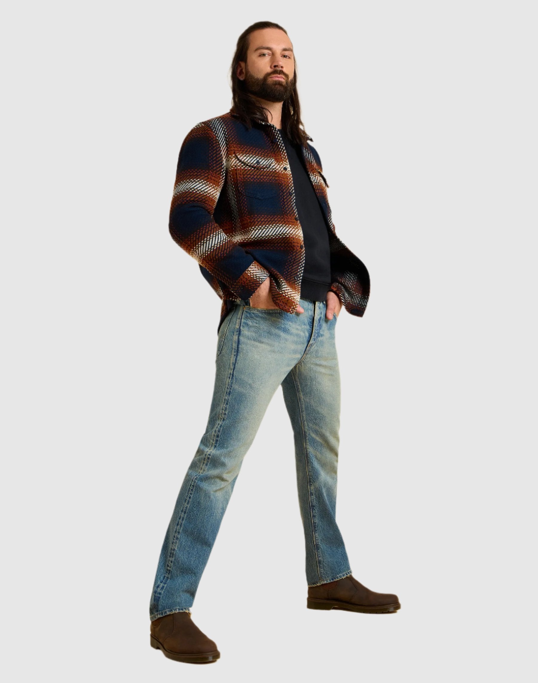 101 Camicia da operaio in camicie blu Lee