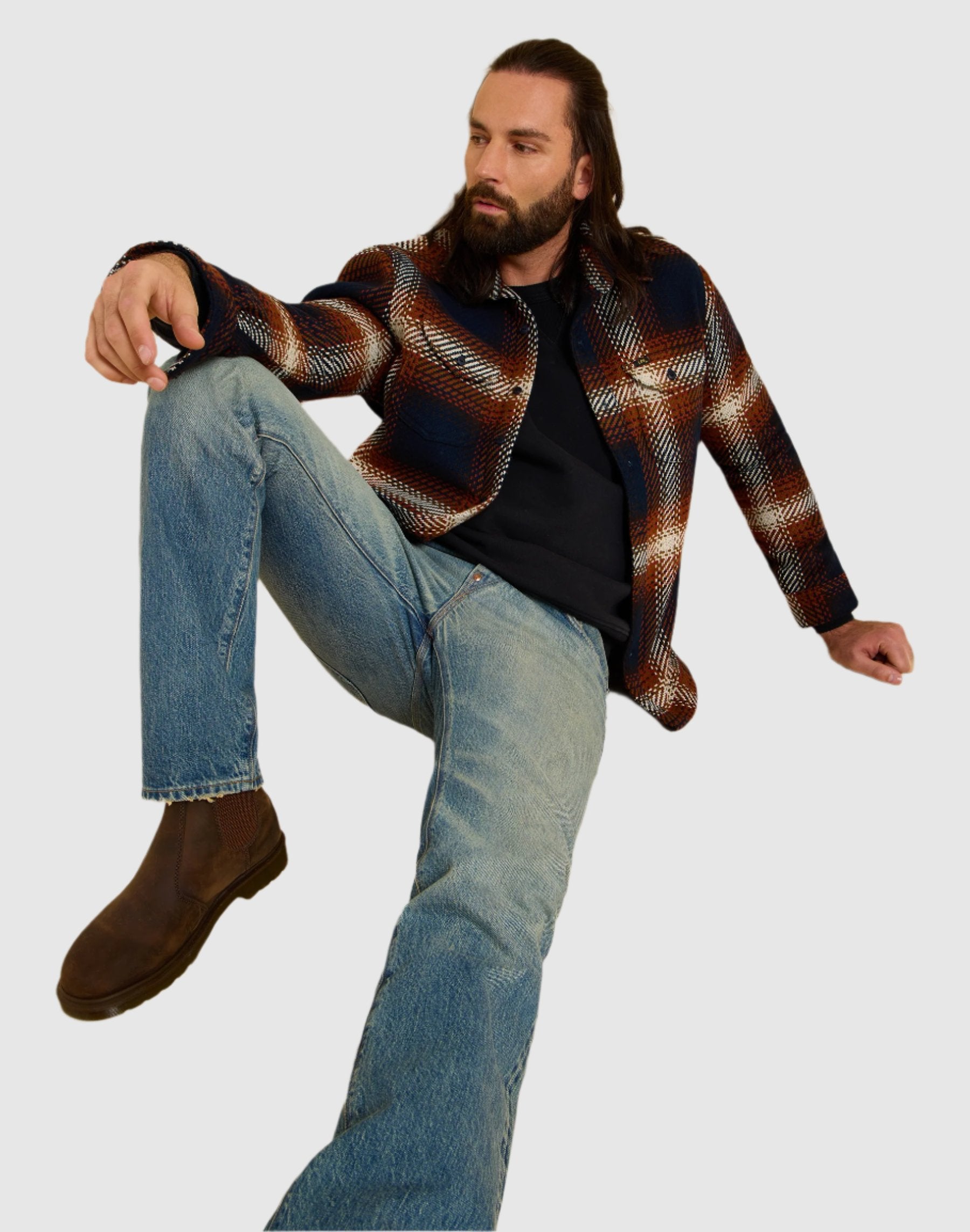 101 Camicia da operaio in camicie blu Lee