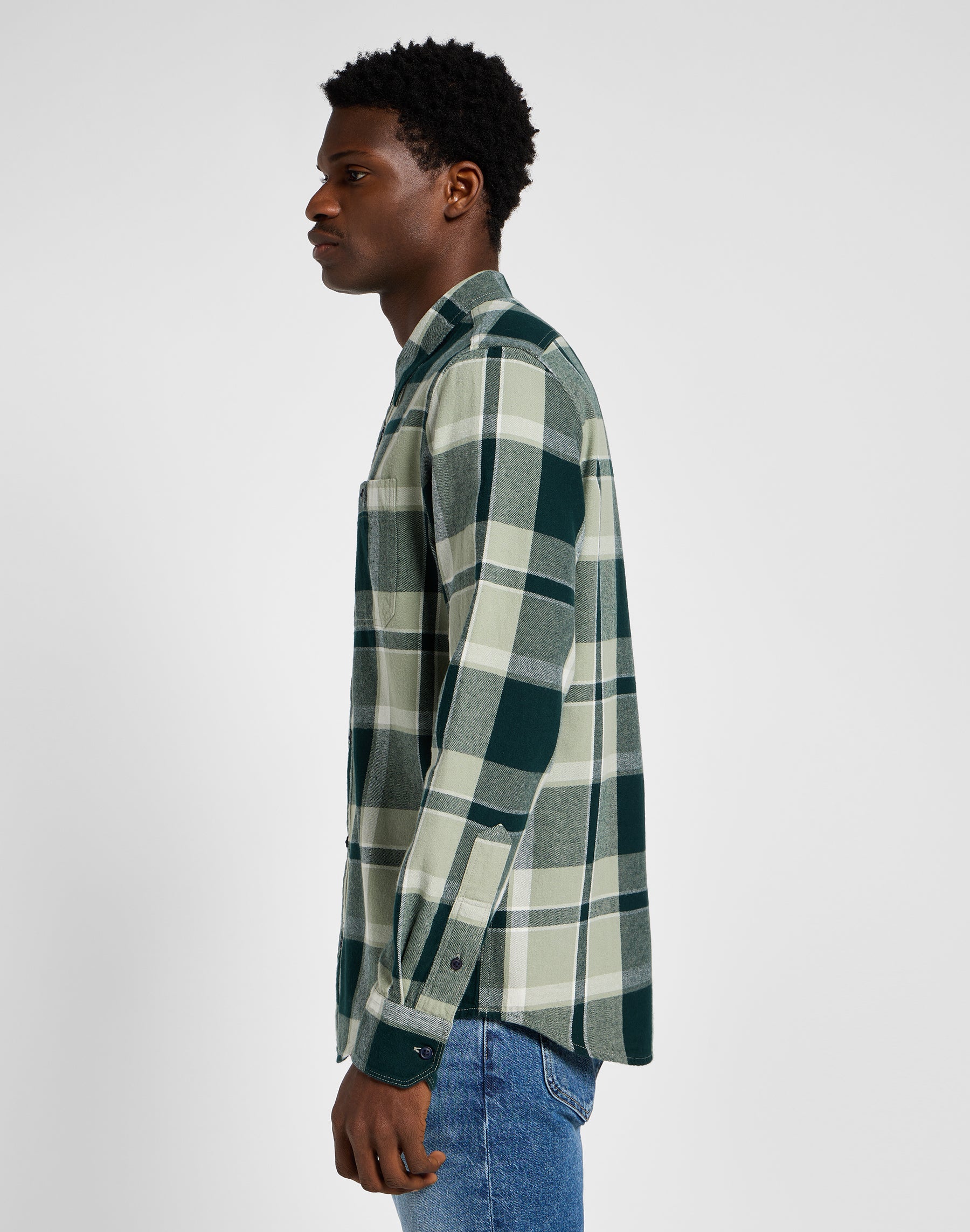 Camicia Leesure in Verde Camicie Lee