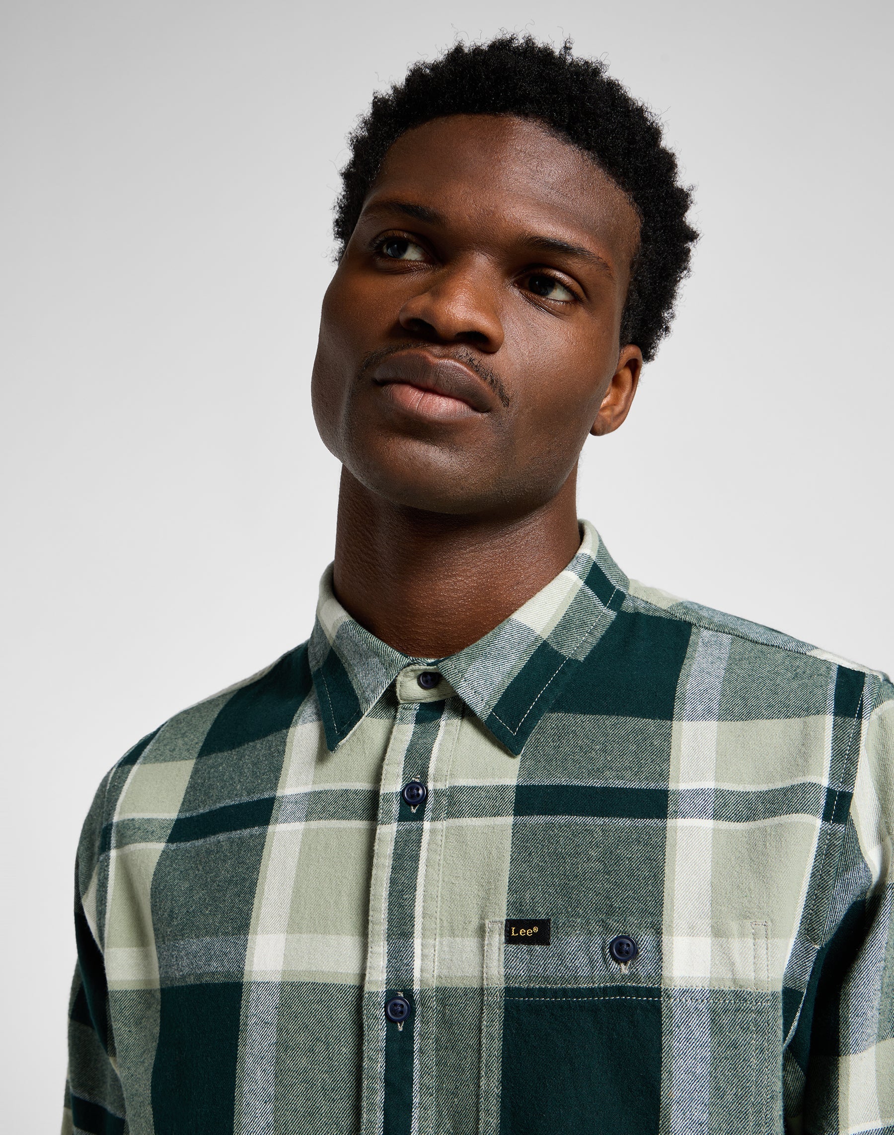 Camicia Leesure in Verde Camicie Lee