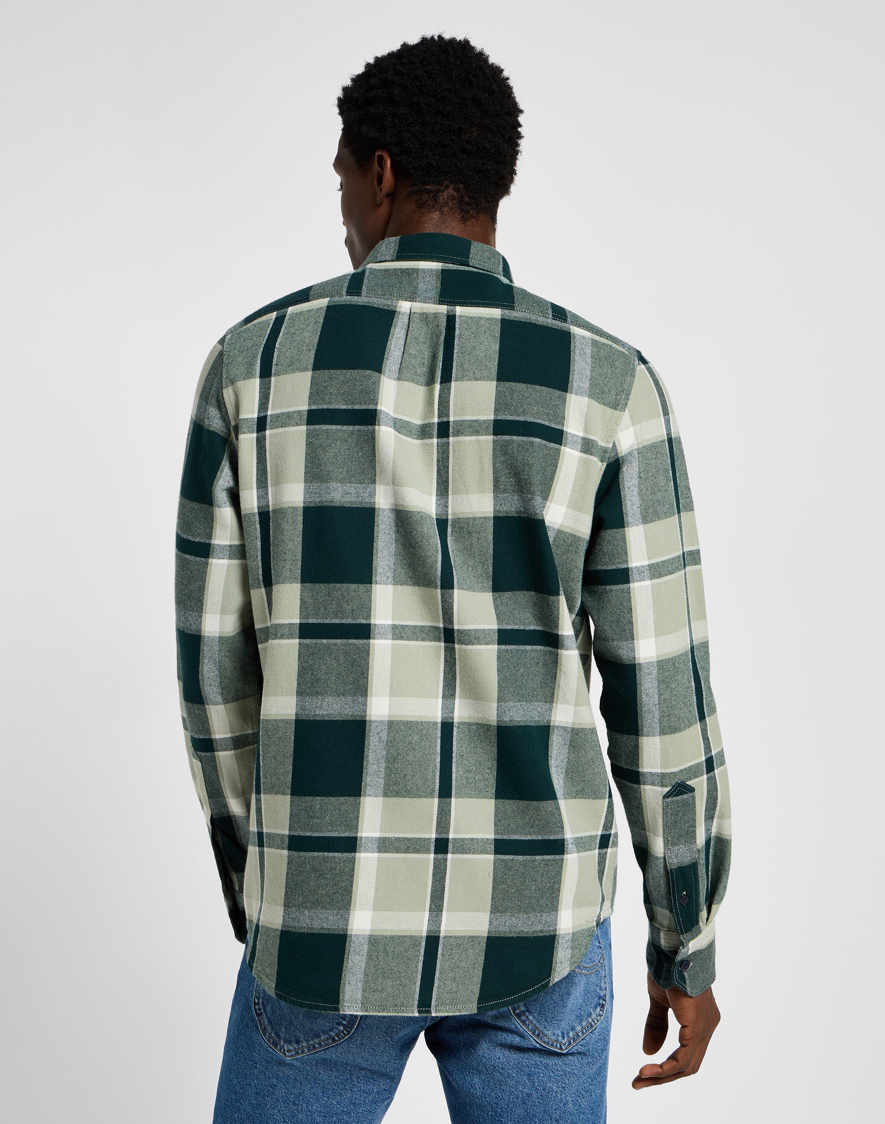 Camicia Leesure in Verde Camicie Lee
