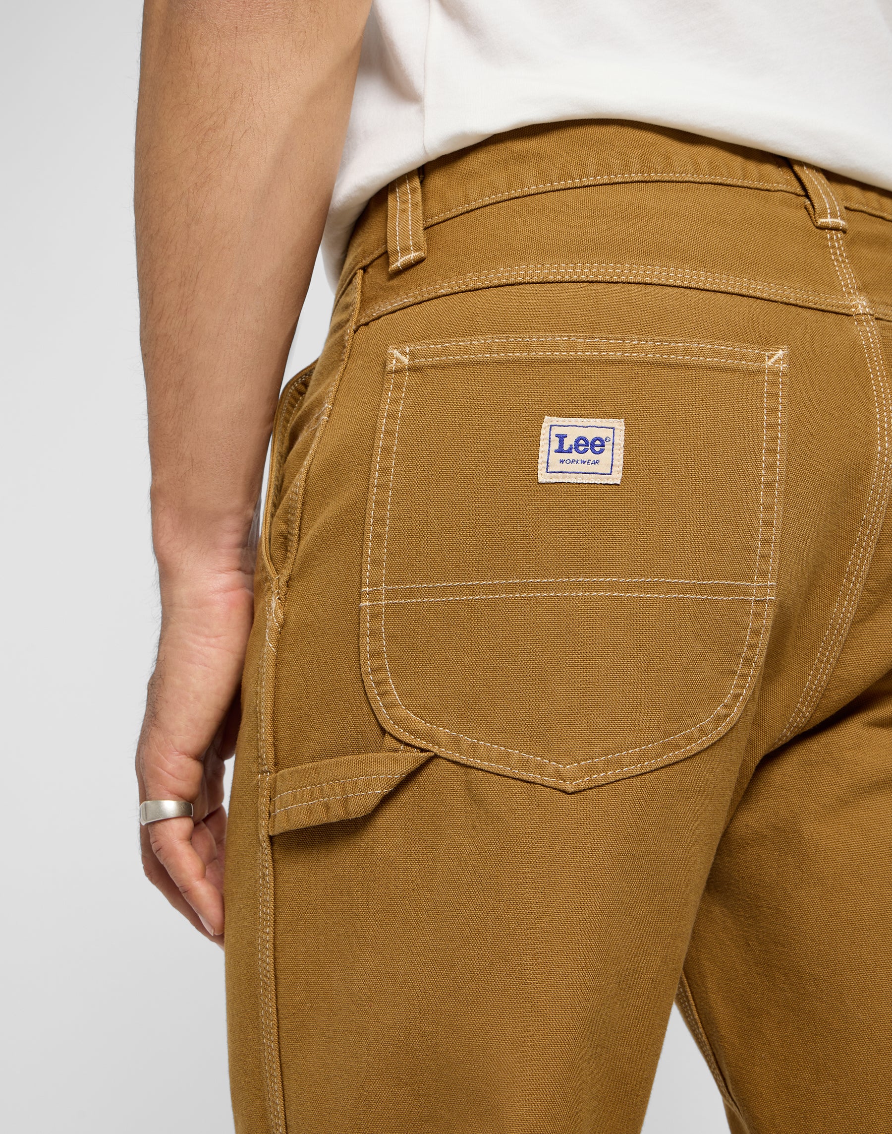 Carpentiere in pantaloni allo zenzero glassati Lee