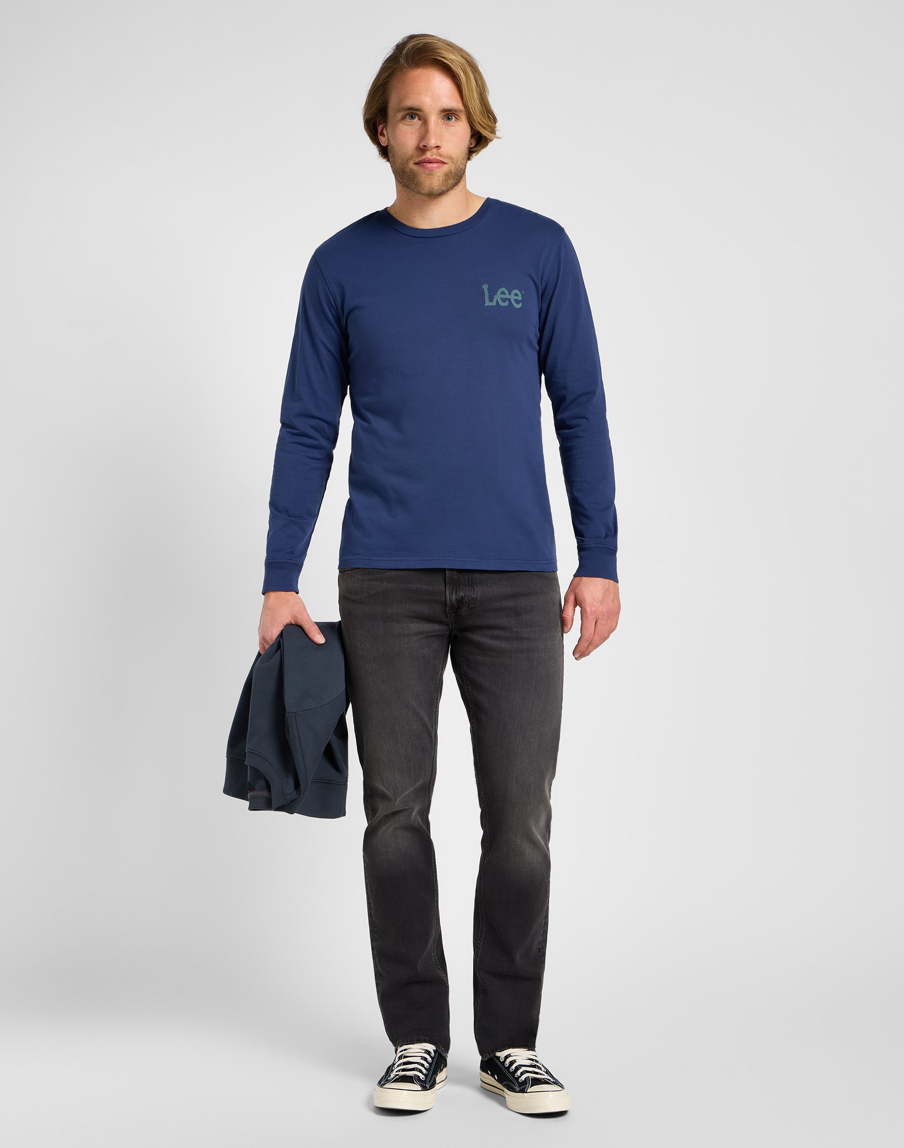Jeans Daren Zip Fly in cemento Lee