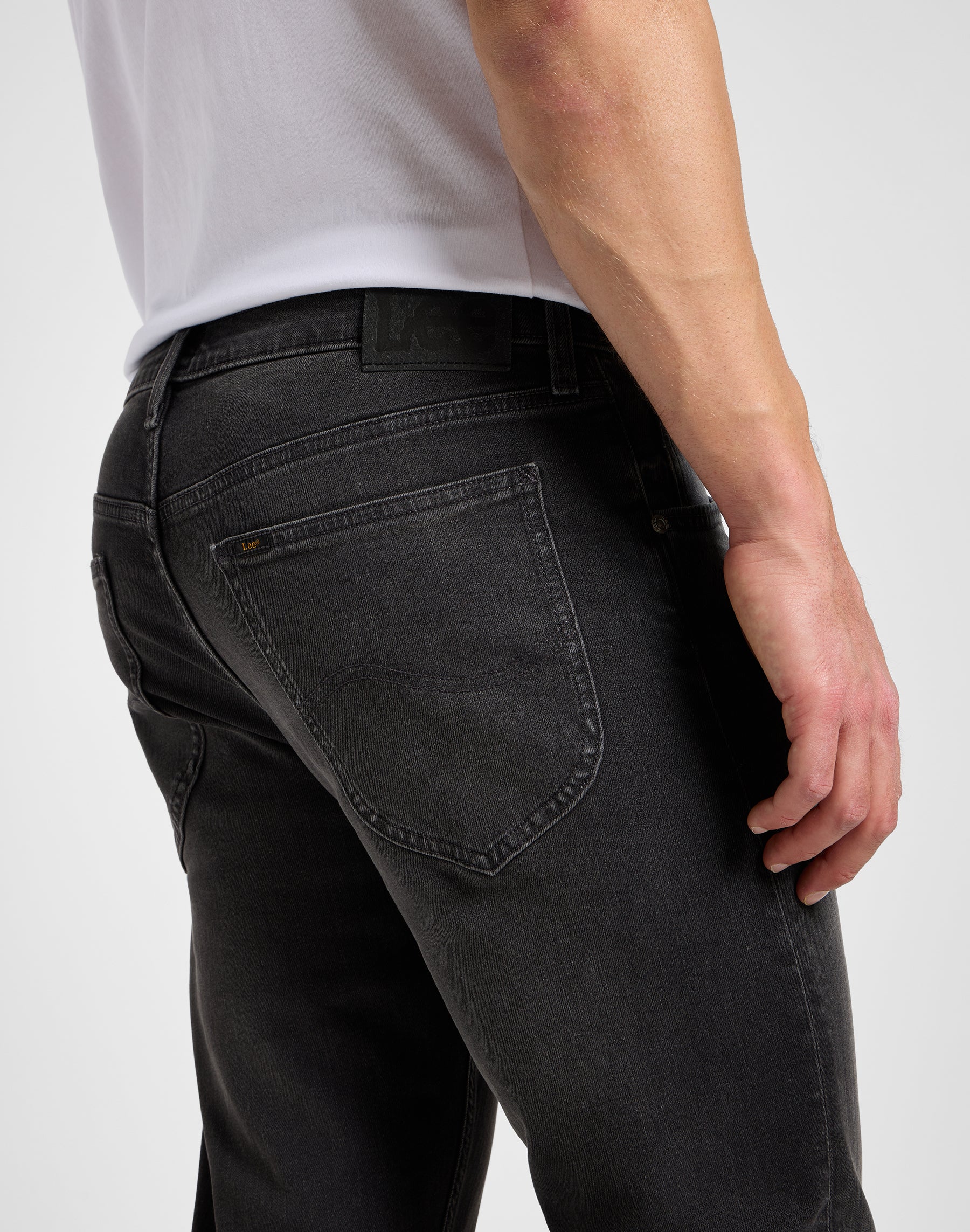 Jeans Daren Zip Fly in cemento Lee