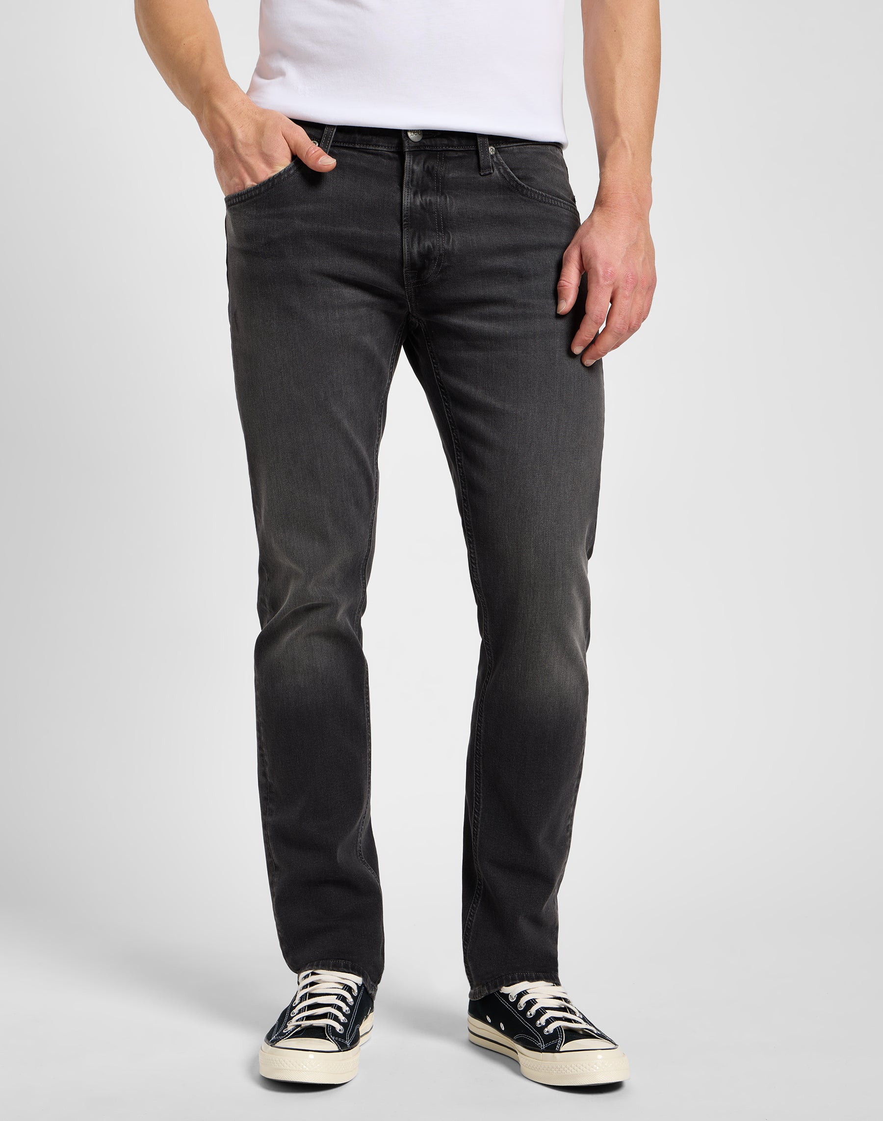 Jeans Daren Zip Fly in cemento Lee