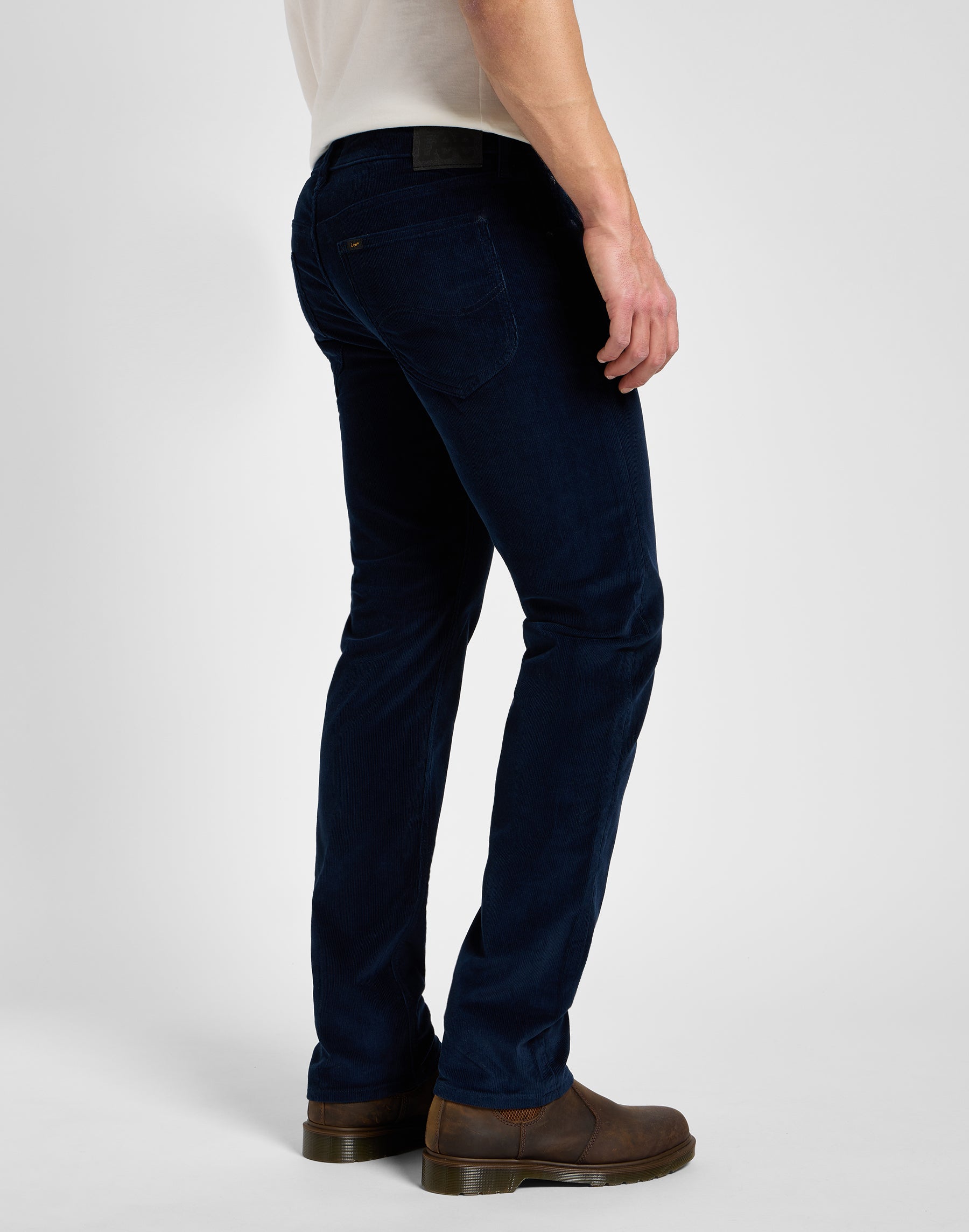Pantaloni Daren Zip Fly in Rivet Navy Lee