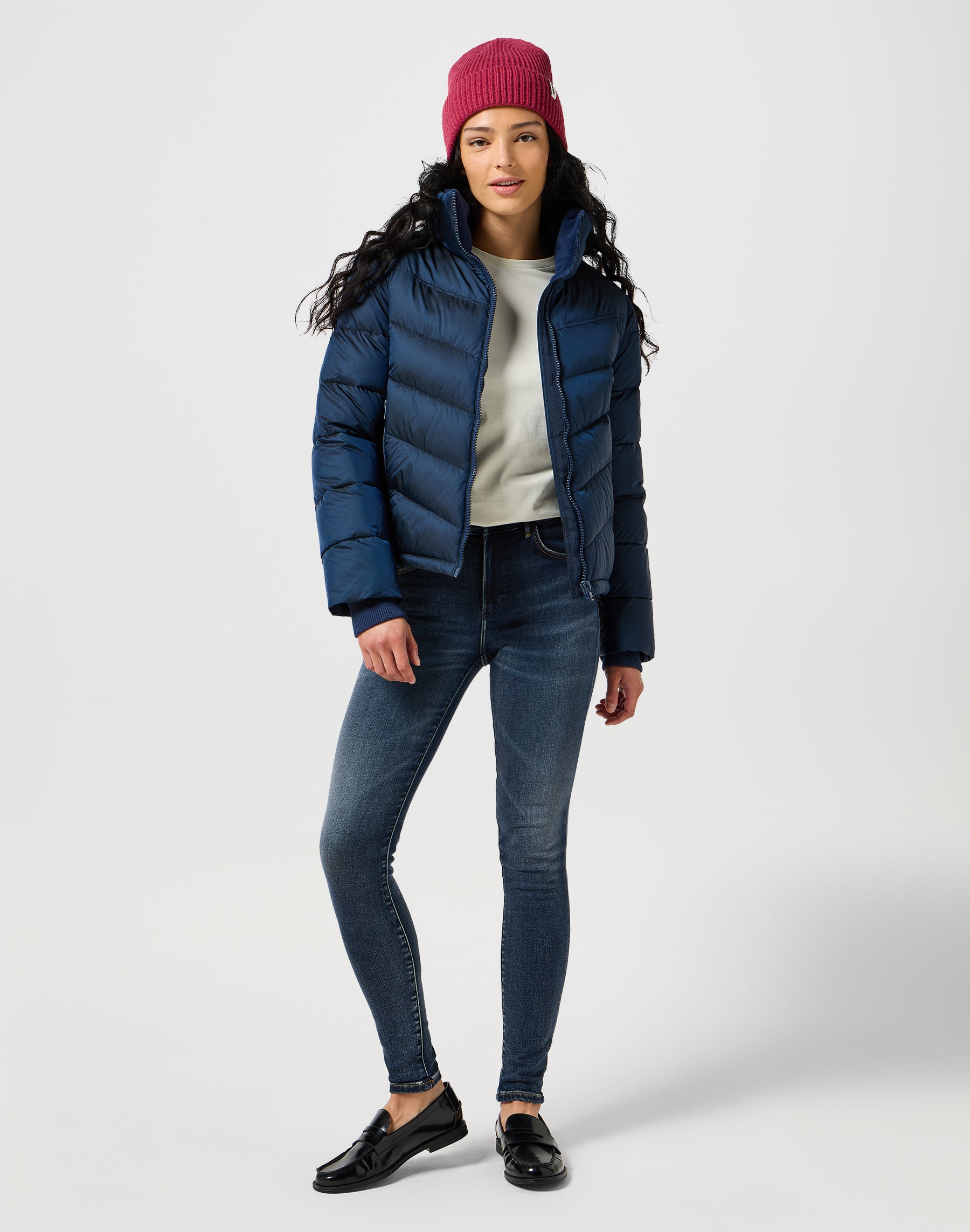 Jeans Wrangler High Skinny in Harmony Blues