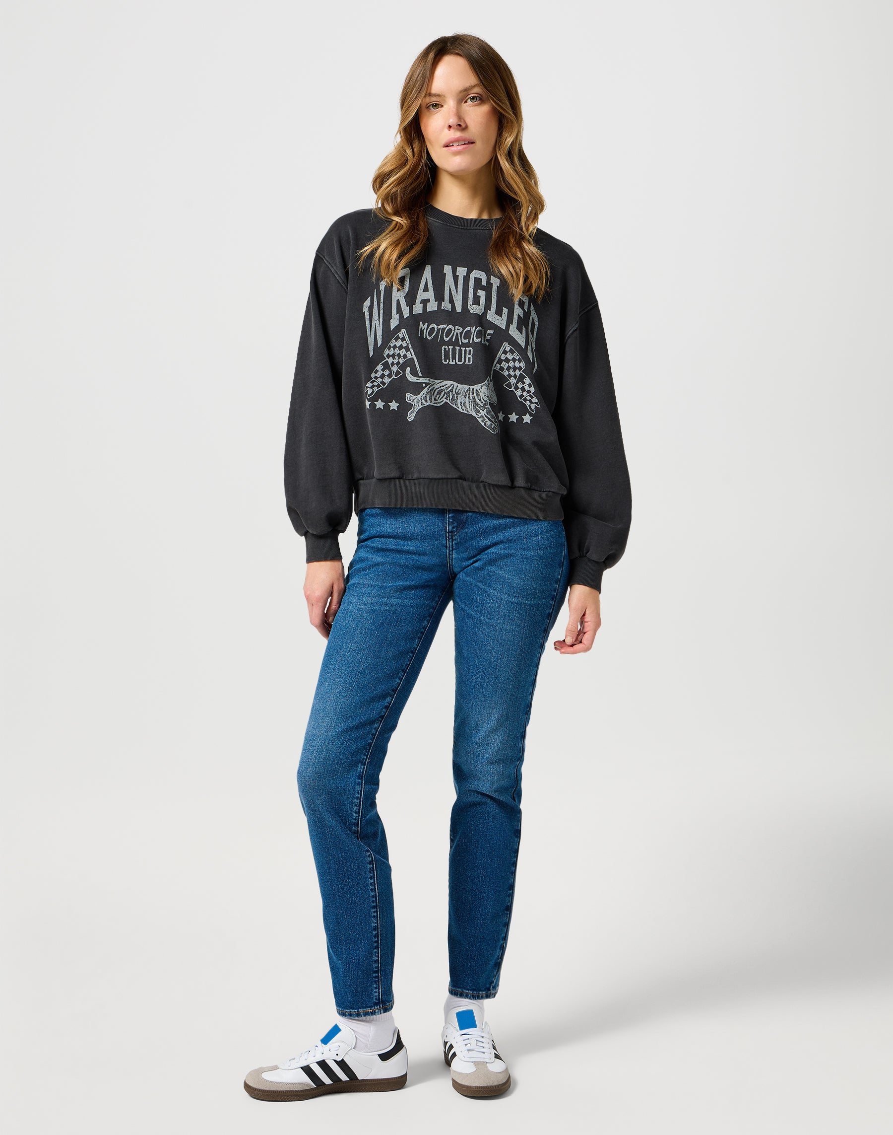 Dritti in jeans blu vintage Wrangler