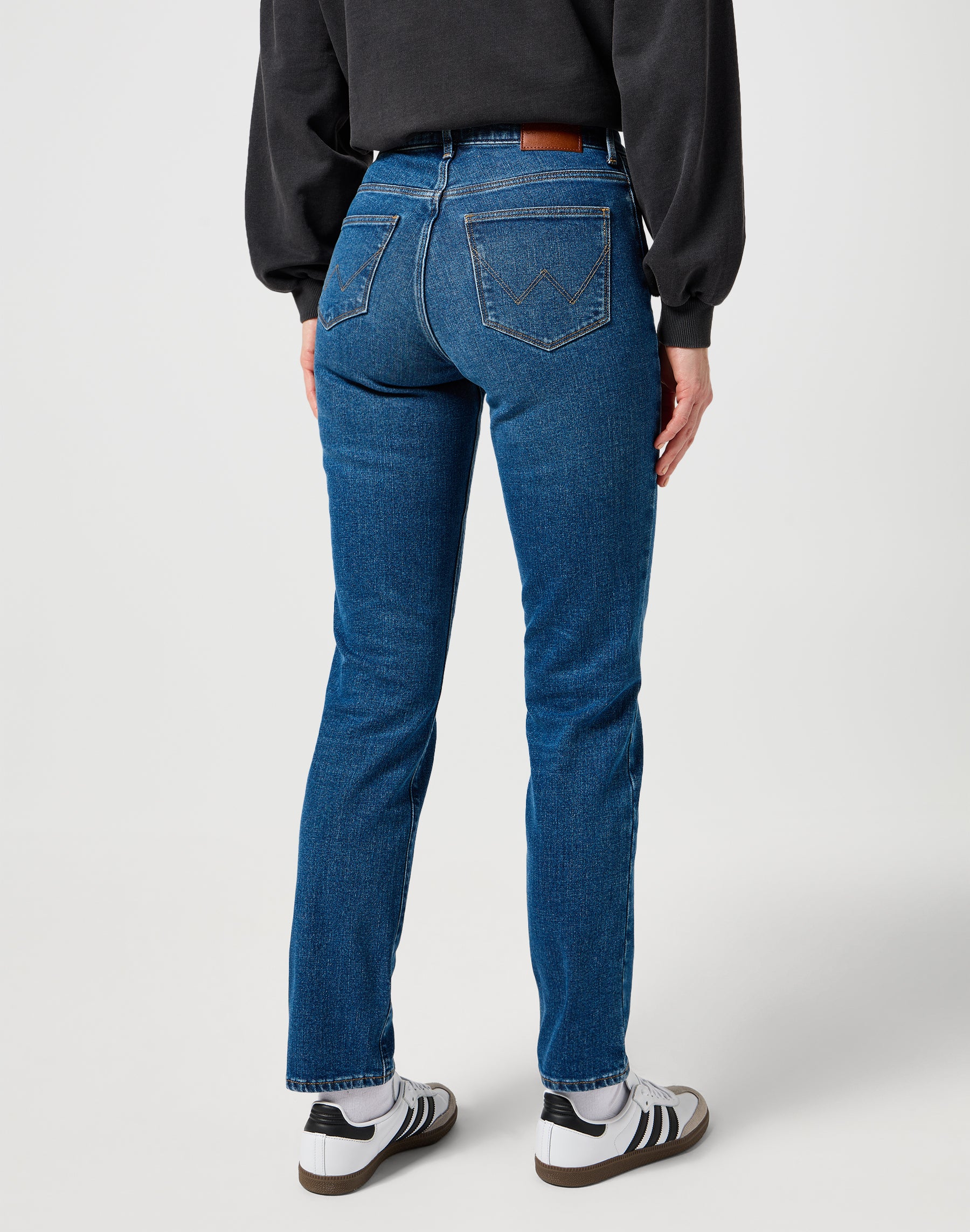 Dritti in jeans blu vintage Wrangler