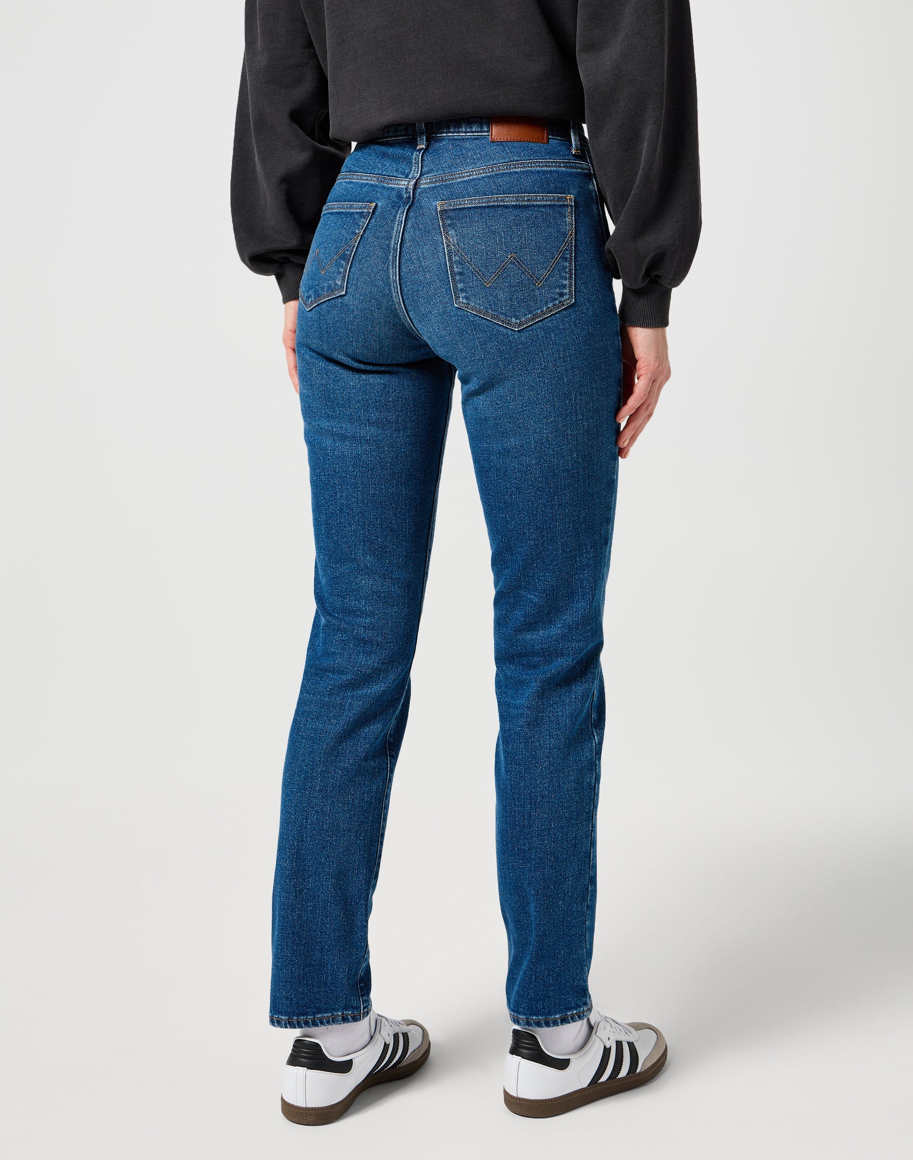 Dritti in jeans blu vintage Wrangler