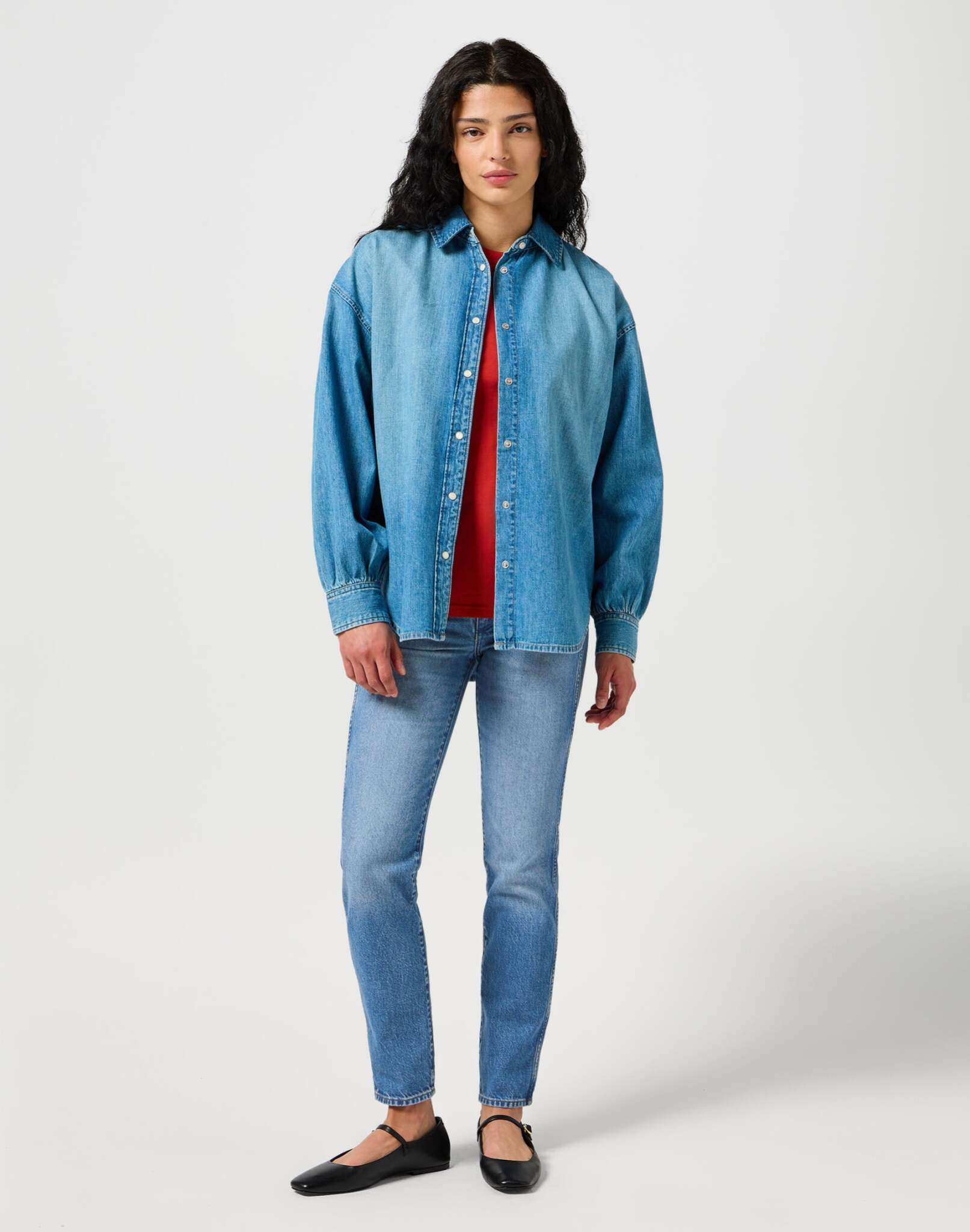 Piper in jeans blu oceano Wrangler