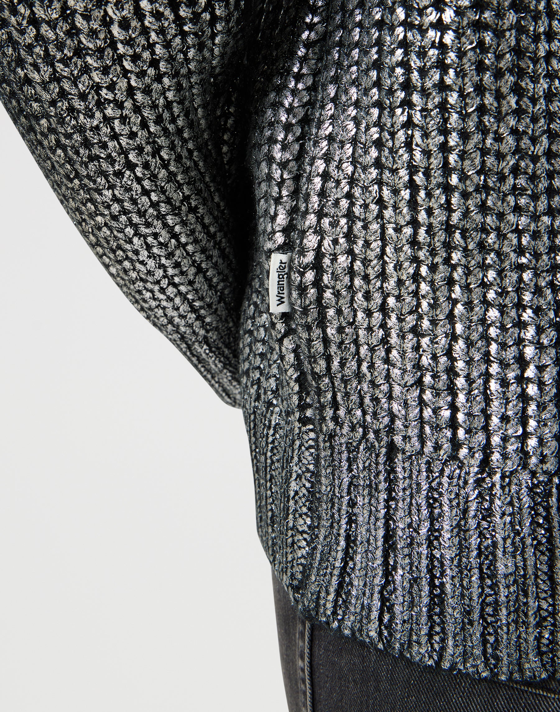 Maglione smerigliato in argento Felpe Wrangler