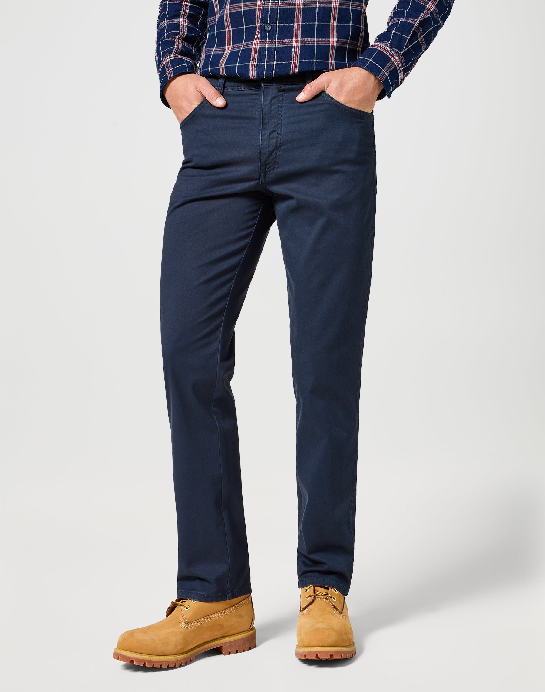 Pantaloni Texas in Dark Navy Wrangler