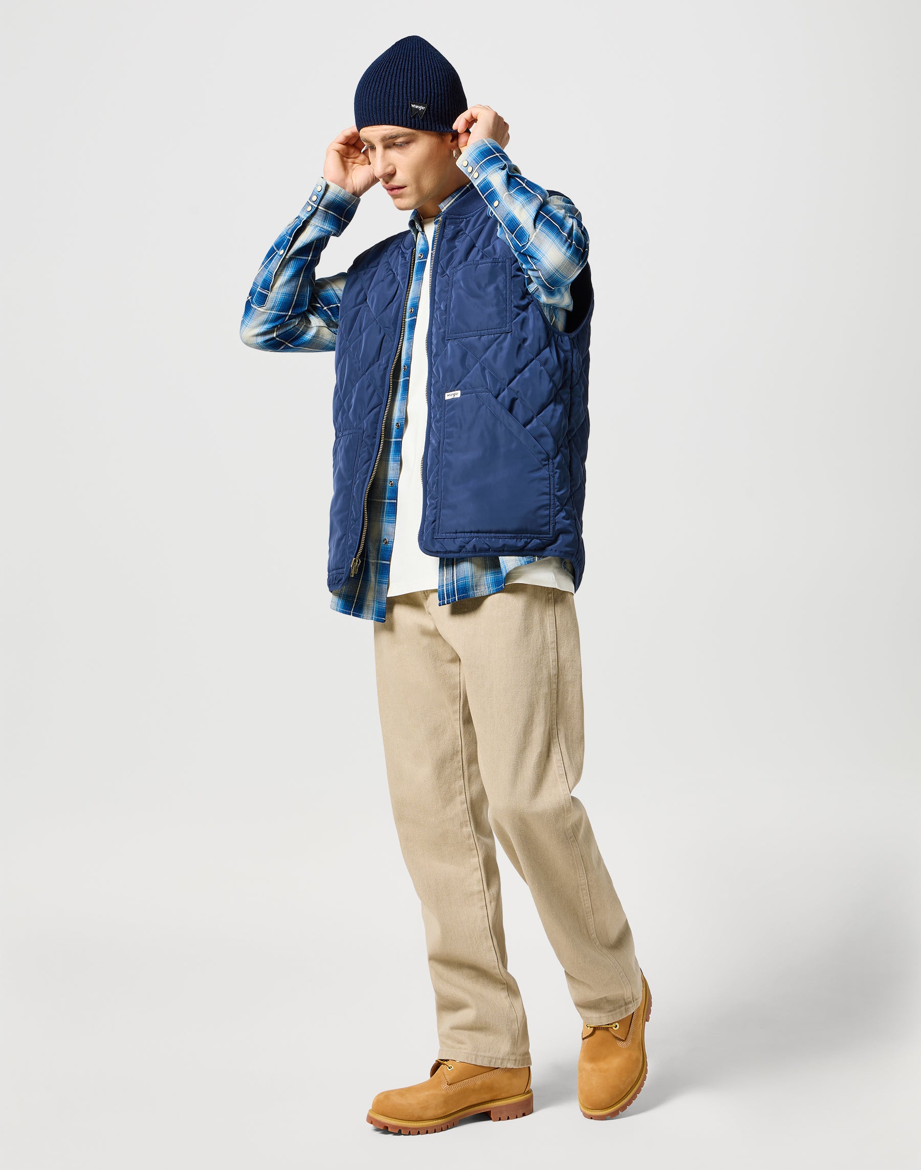 Berretto Easy in cappelli blu Wrangler