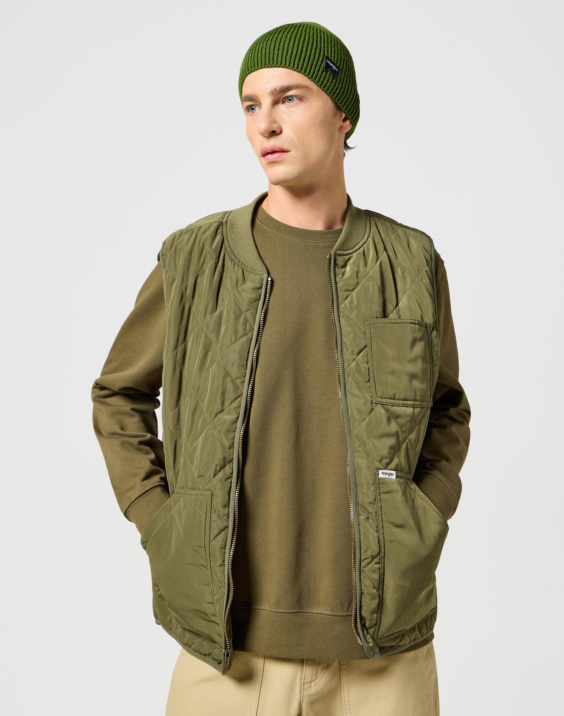 Berretto Easy in verde Wrangler
