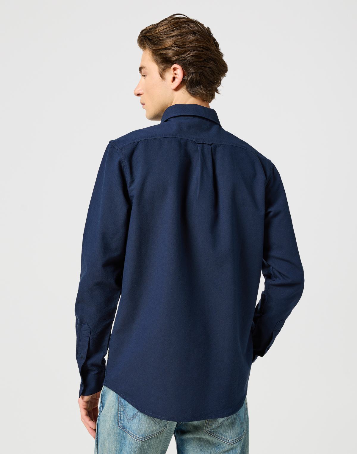 Camicia Oxford in camicie Wrangler Navy scuro