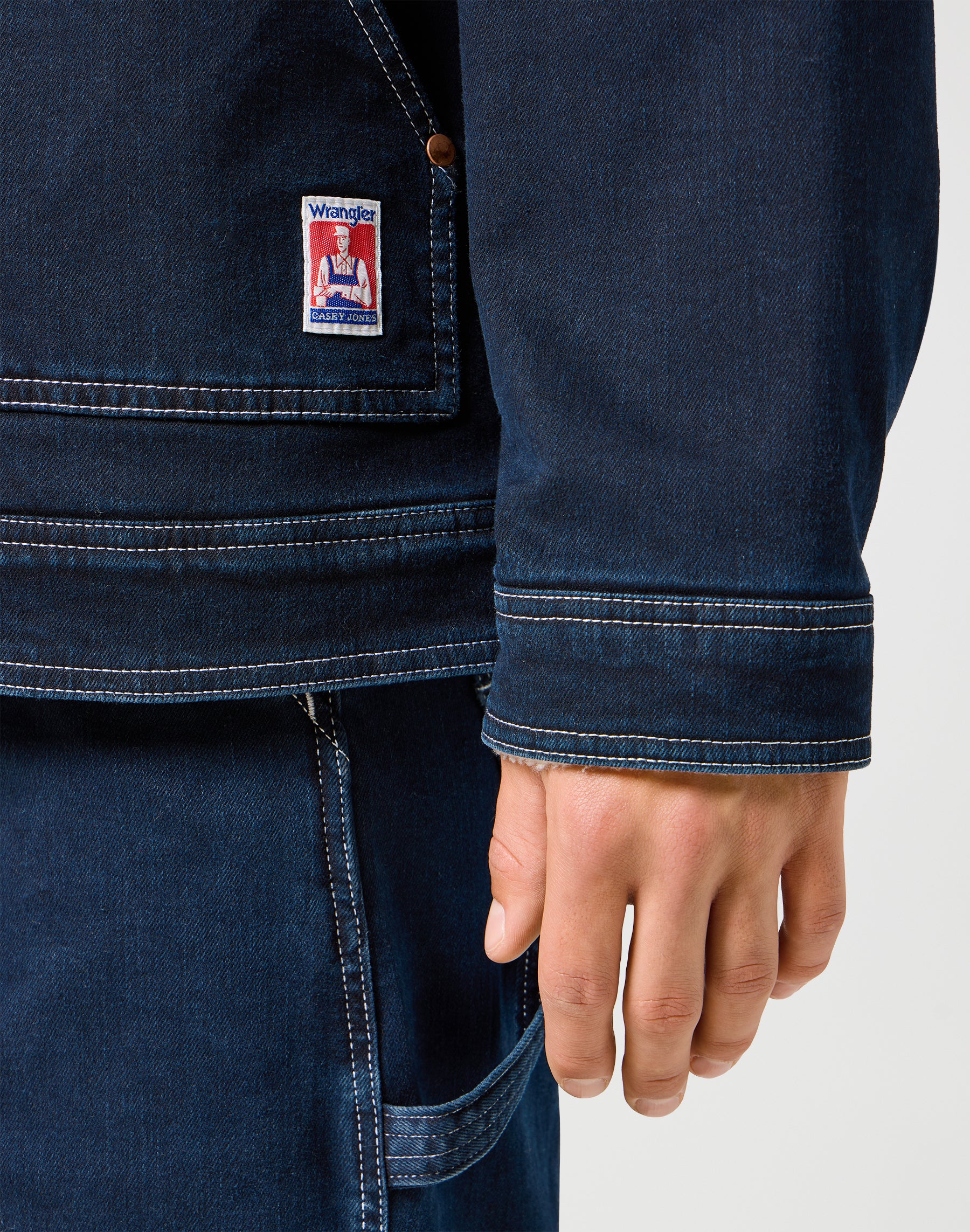 Giacca Casey Sherpa in Midnight Giacche Wrangler