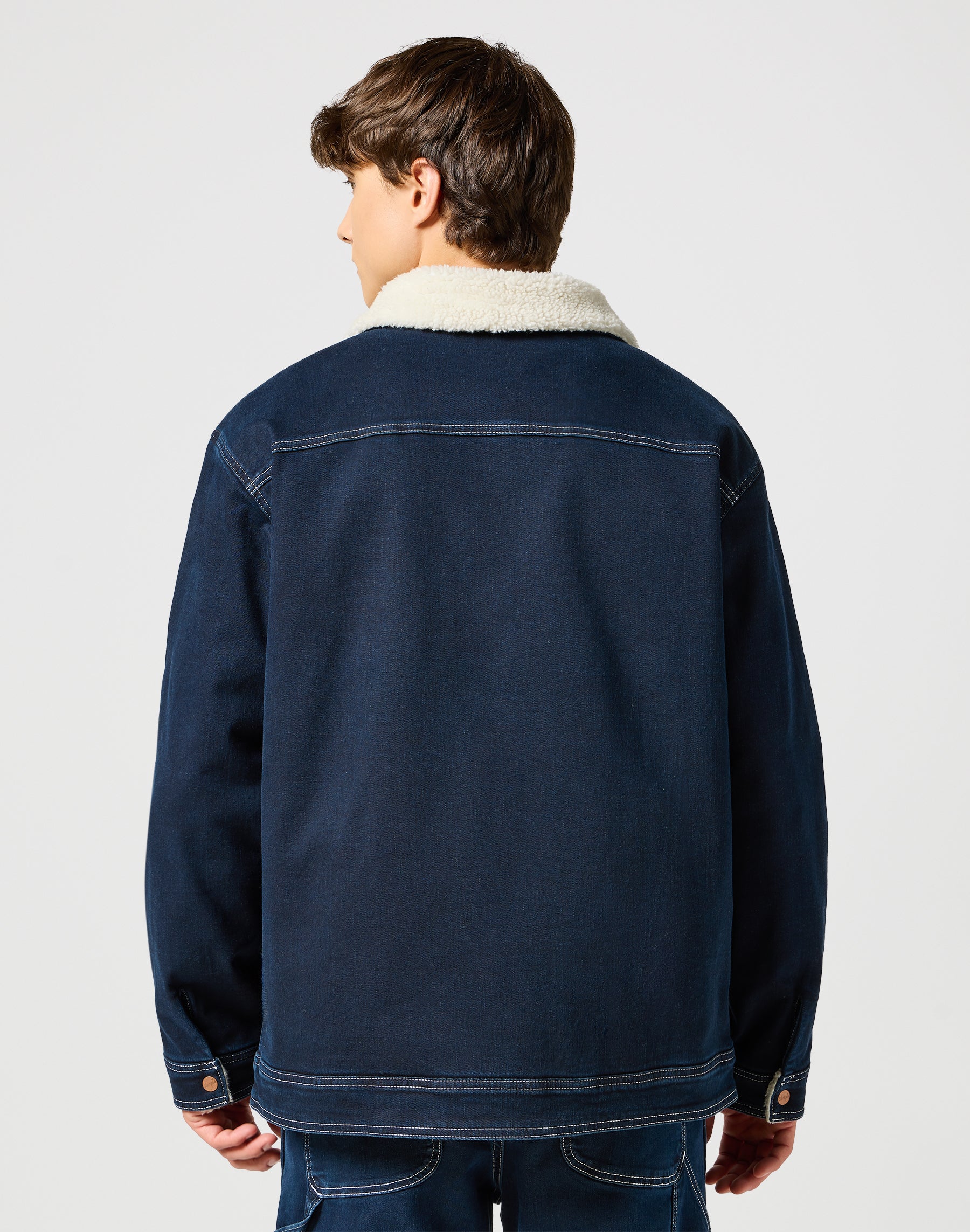 Giacca Casey Sherpa in Midnight Giacche Wrangler