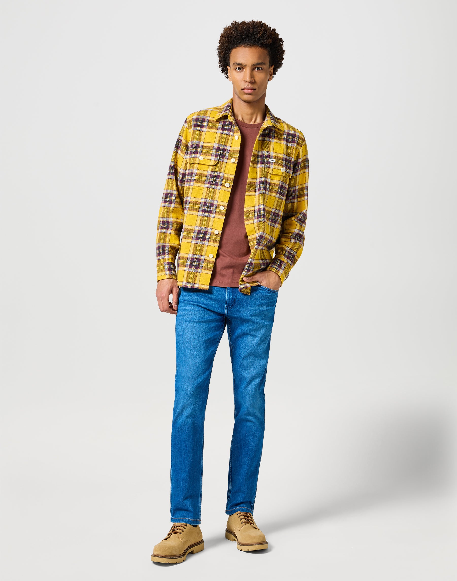 T-shirt grafica in Root Beer T-Shirt Wrangler