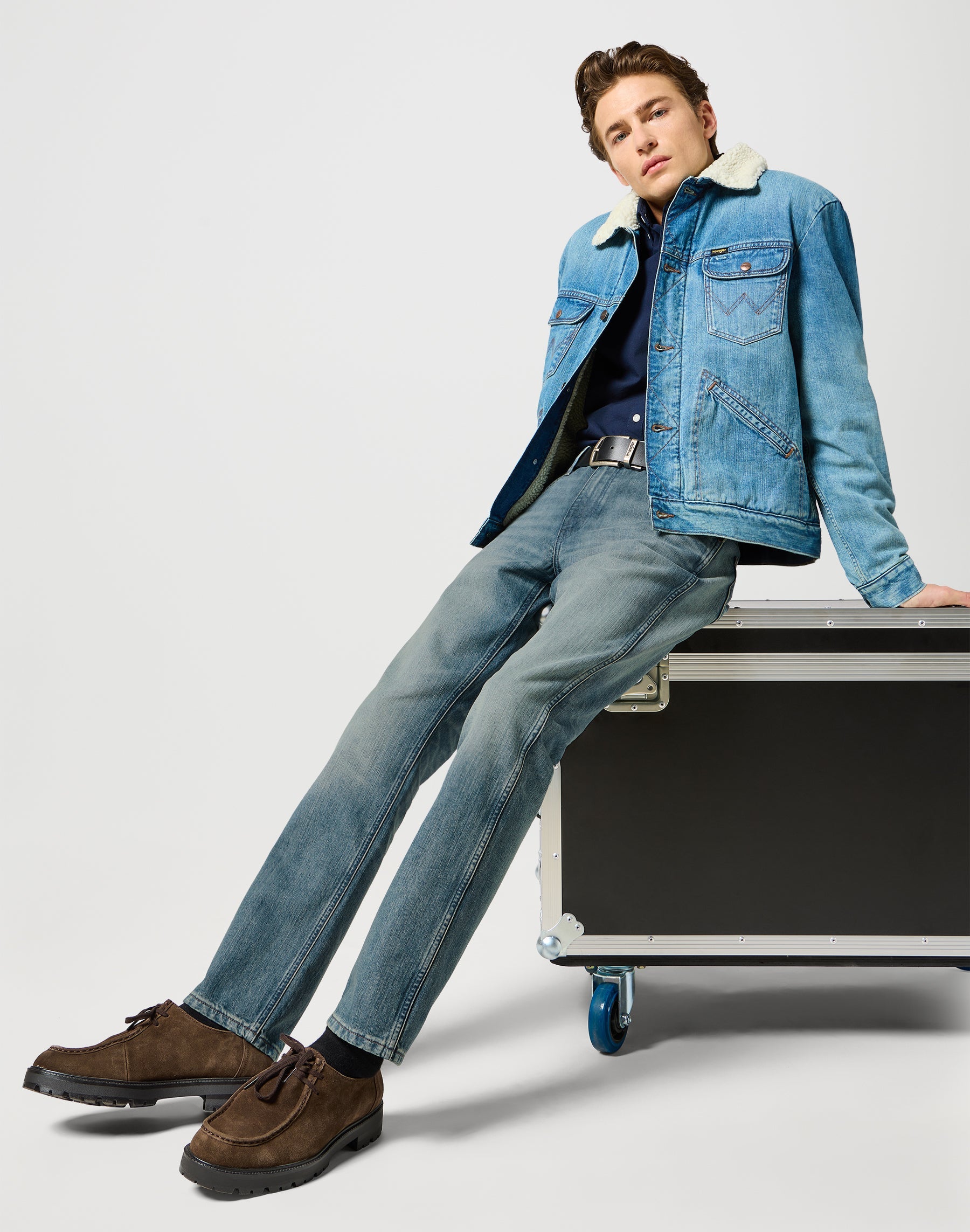 Greensboro in jeans lavaggio salvia Wrangler