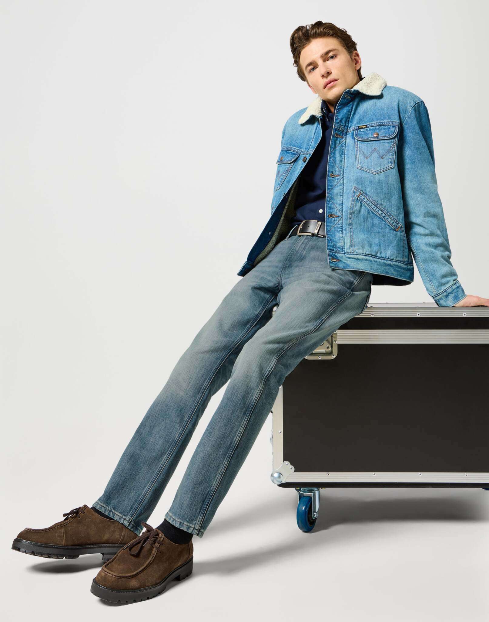 Greensboro in jeans lavaggio salvia Wrangler