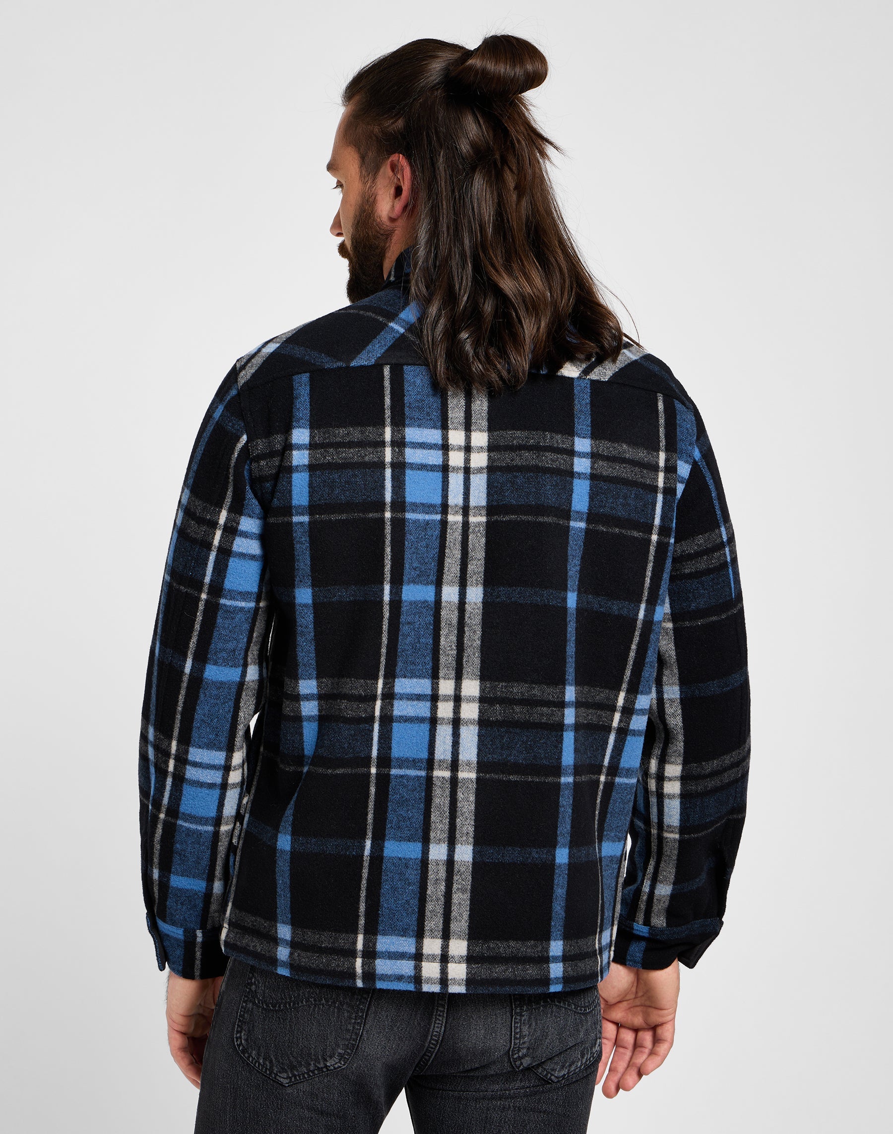 101 Camicie di lana in nero Lee