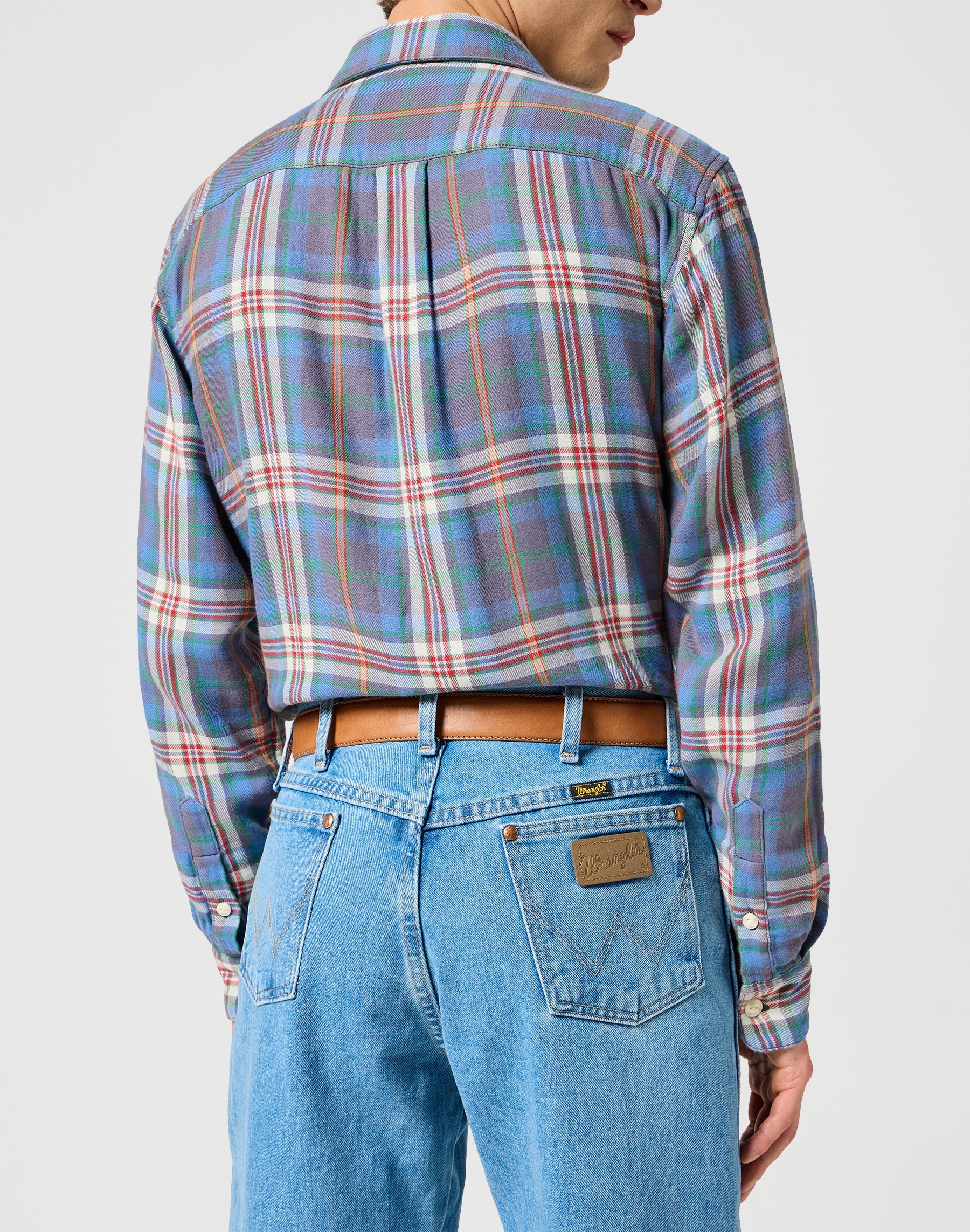 Cintura Bombato in Cognac scuro Cintura Wrangler