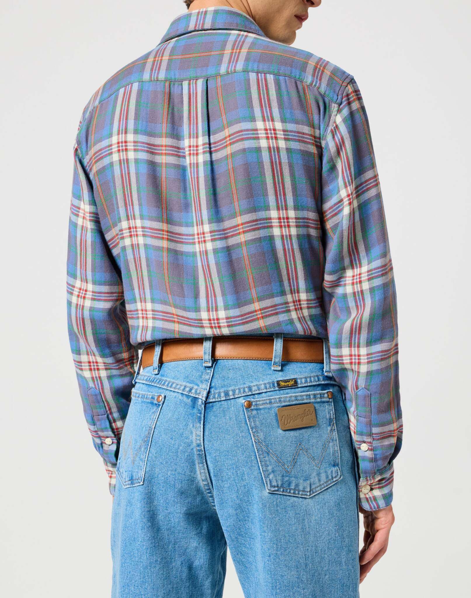 Cintura Bombato in Cognac scuro Cintura Wrangler