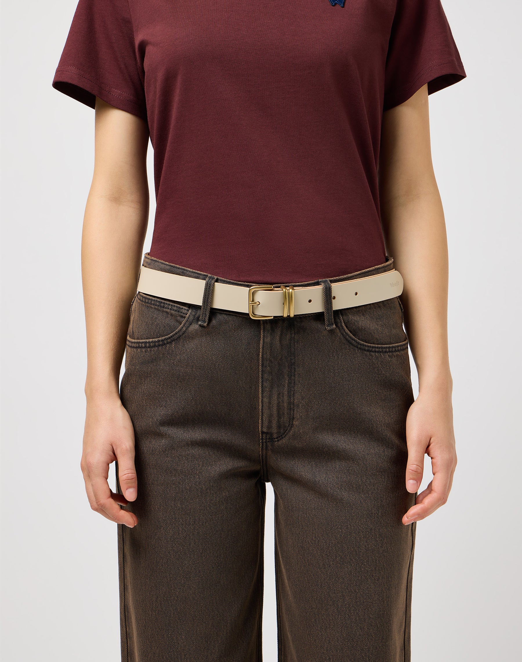 Cintura Double Up in crema Cintura Wrangler