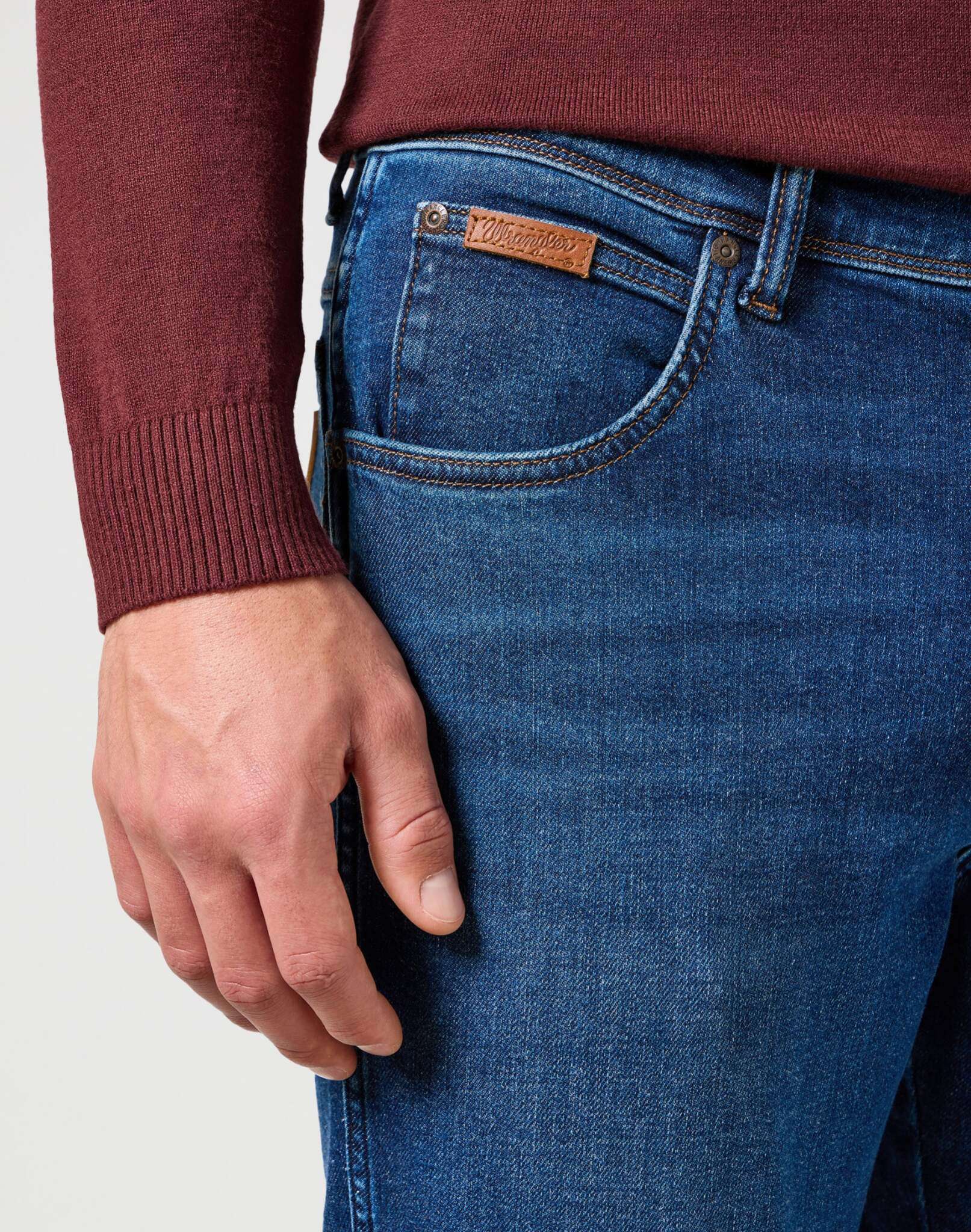 Jeans Texas Slim in Dark Trails Wrangler