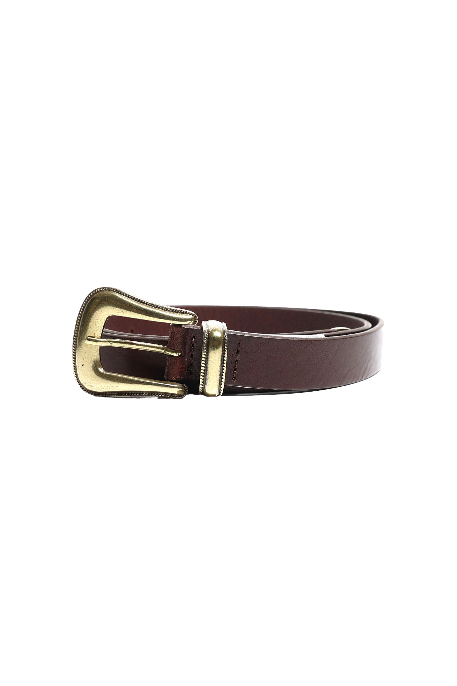 Cintura con fibbia in marrone scuro Lee