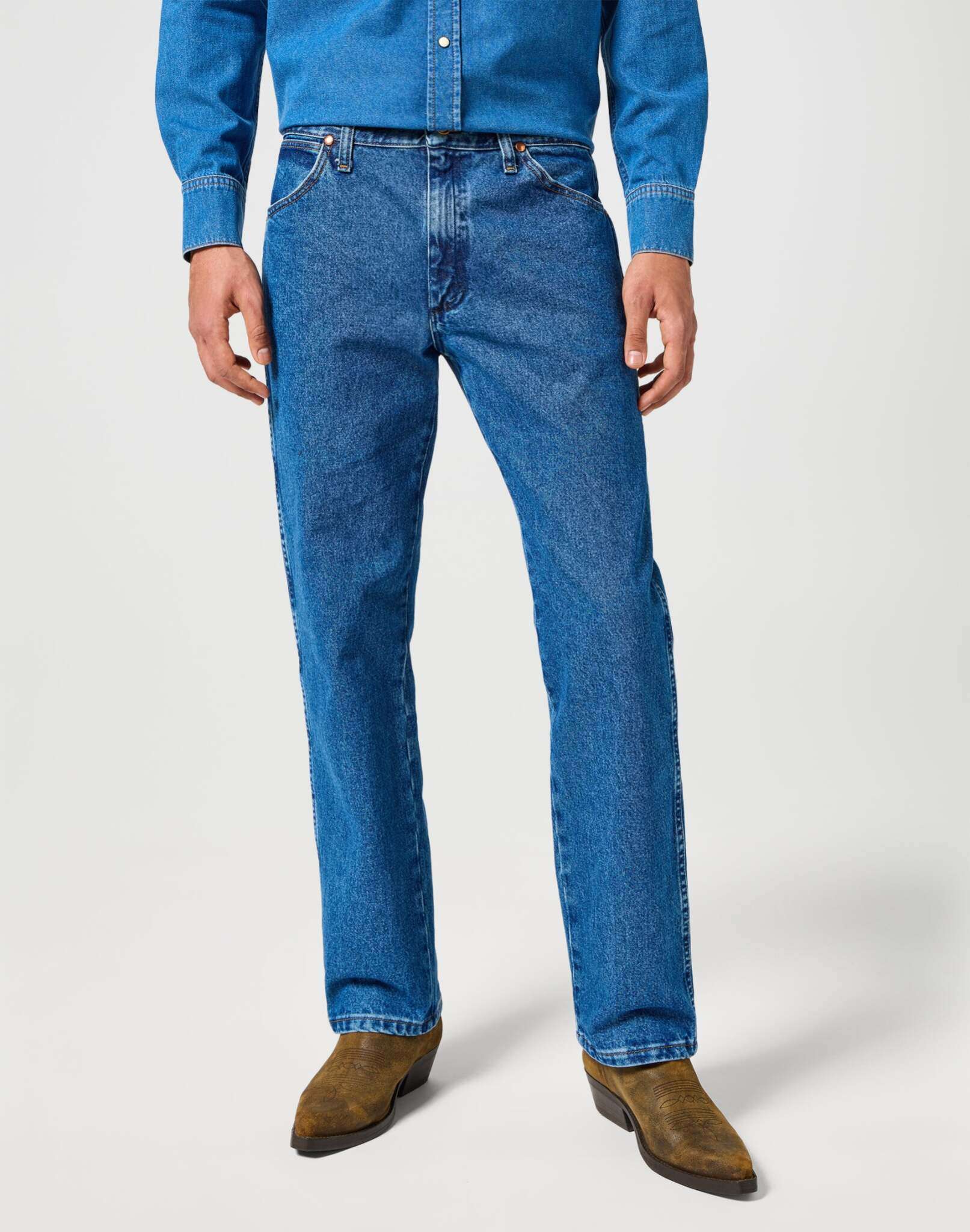 13MWZ in jeans lavati a pietra Wrangler