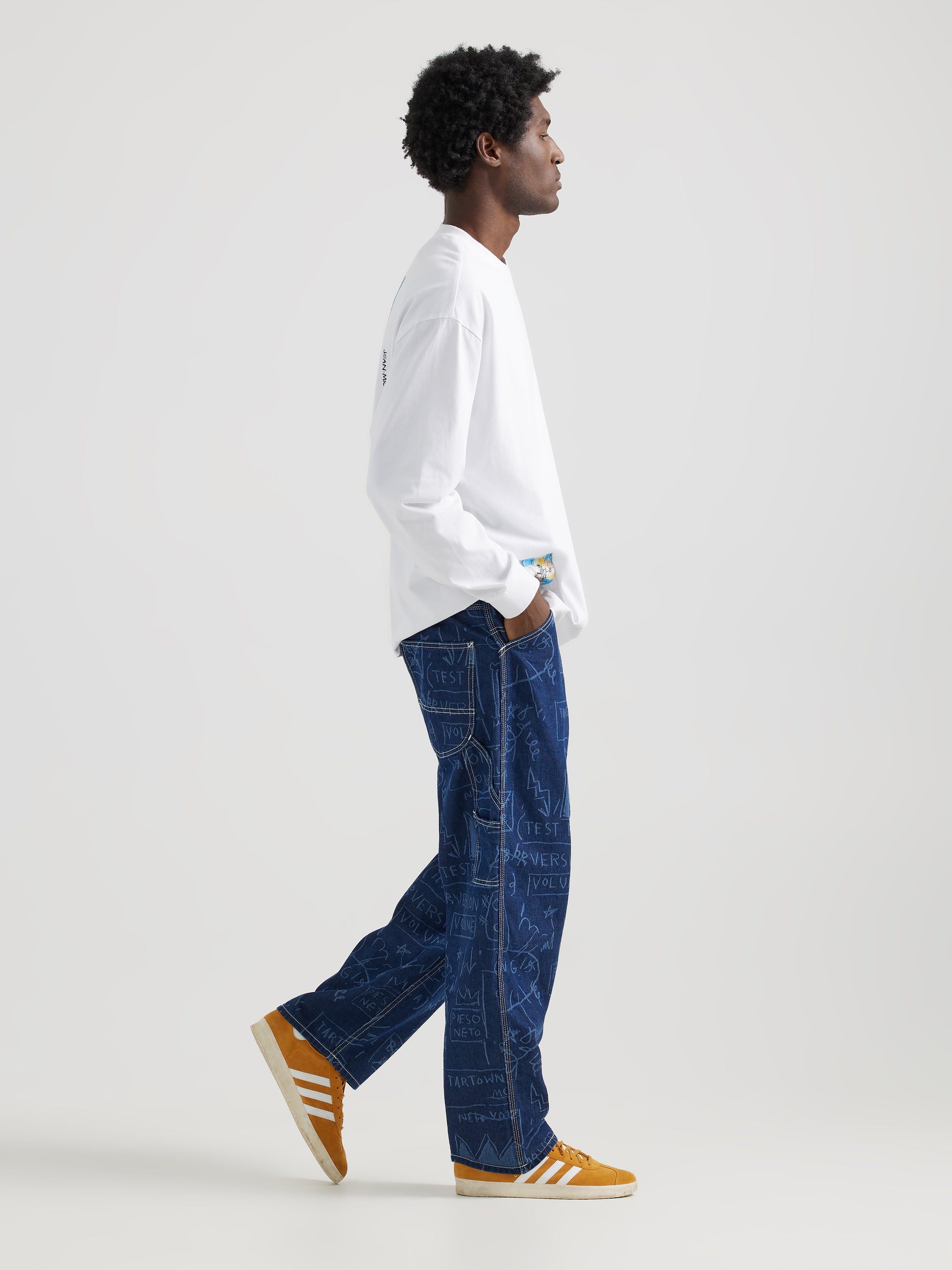 JMB - Jeans stampati in tonalità scura Lee