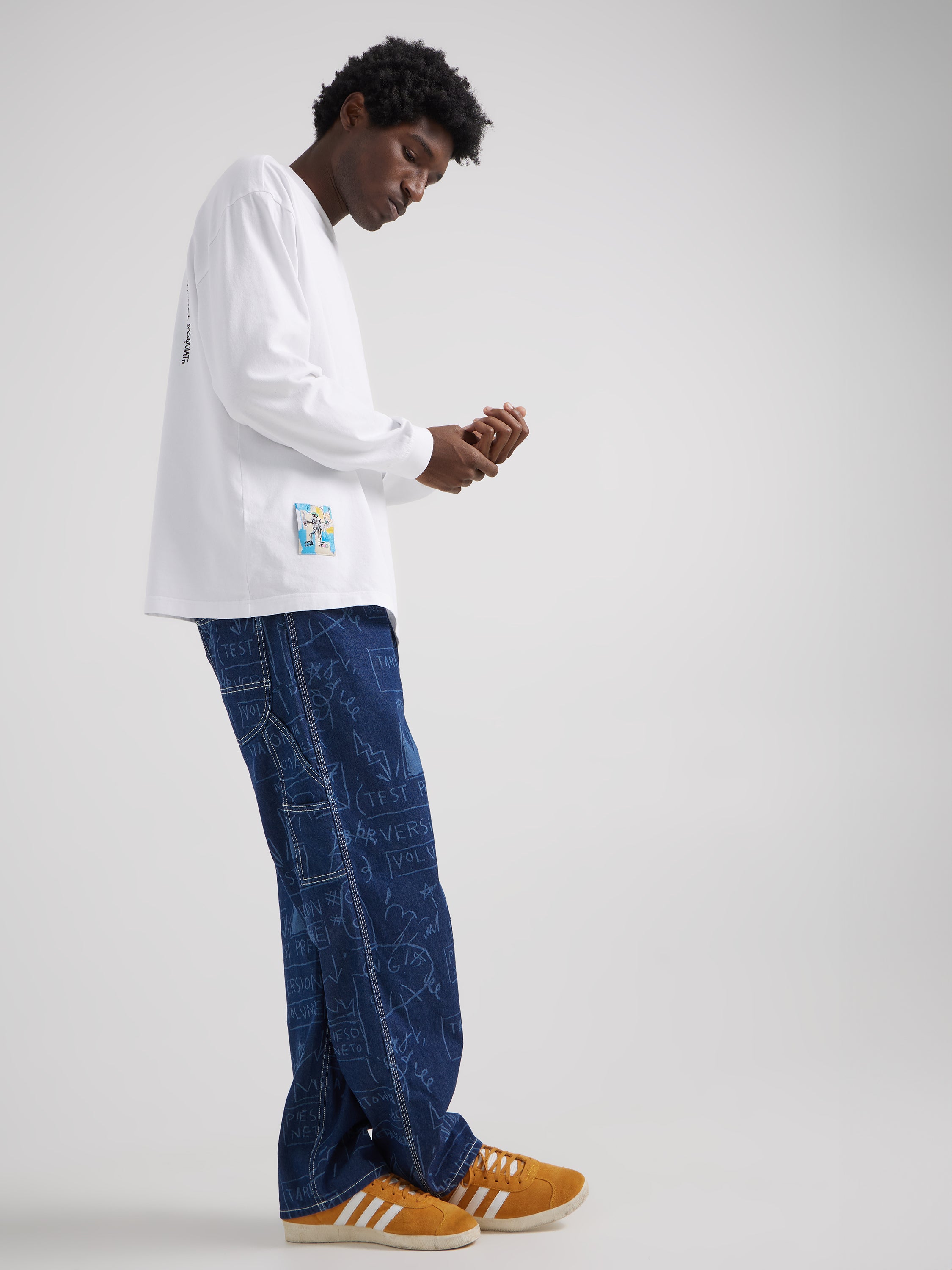JMB - Jeans stampati in tonalità scura Lee