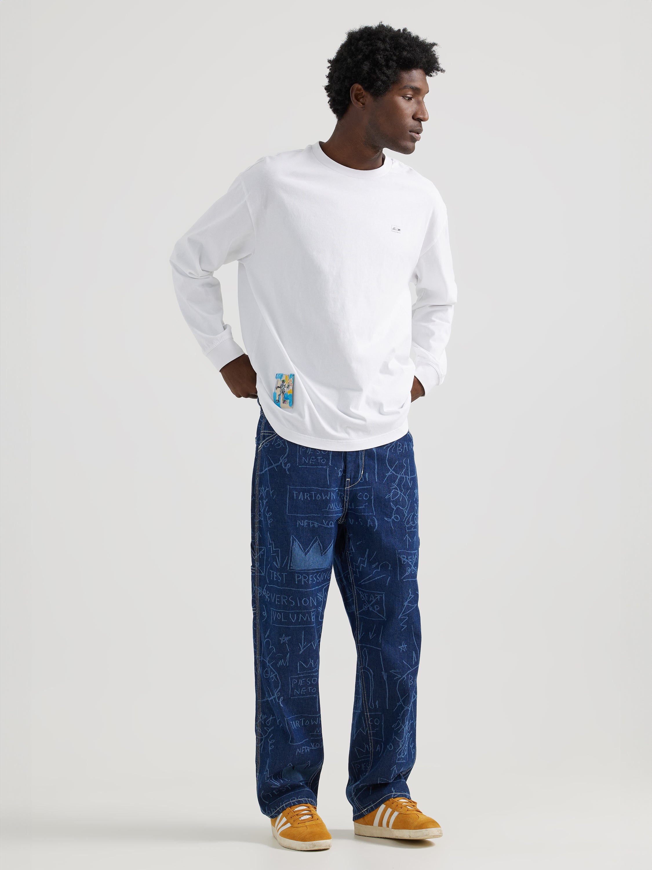 JMB - Jeans stampati in tonalità scura Lee